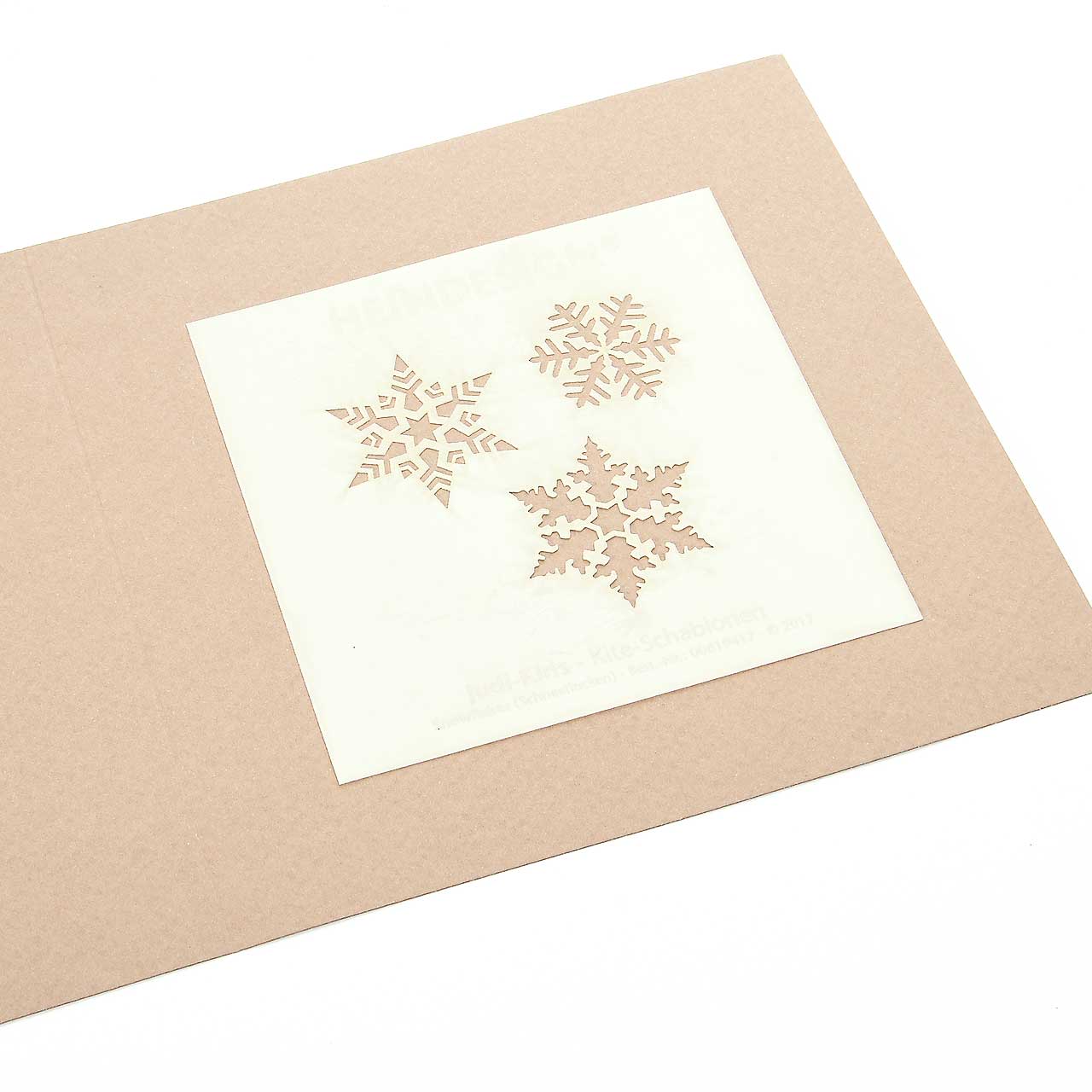 Mini-Kite-Schablonen - Schneeflocken