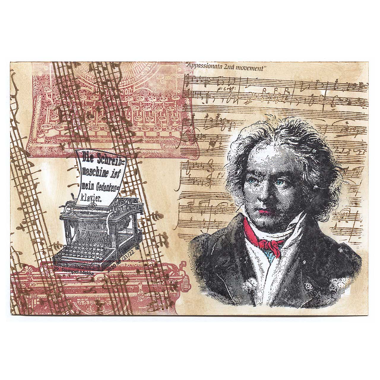 Die Schreibmaschine III gestaltet von Christina aus Kamenz