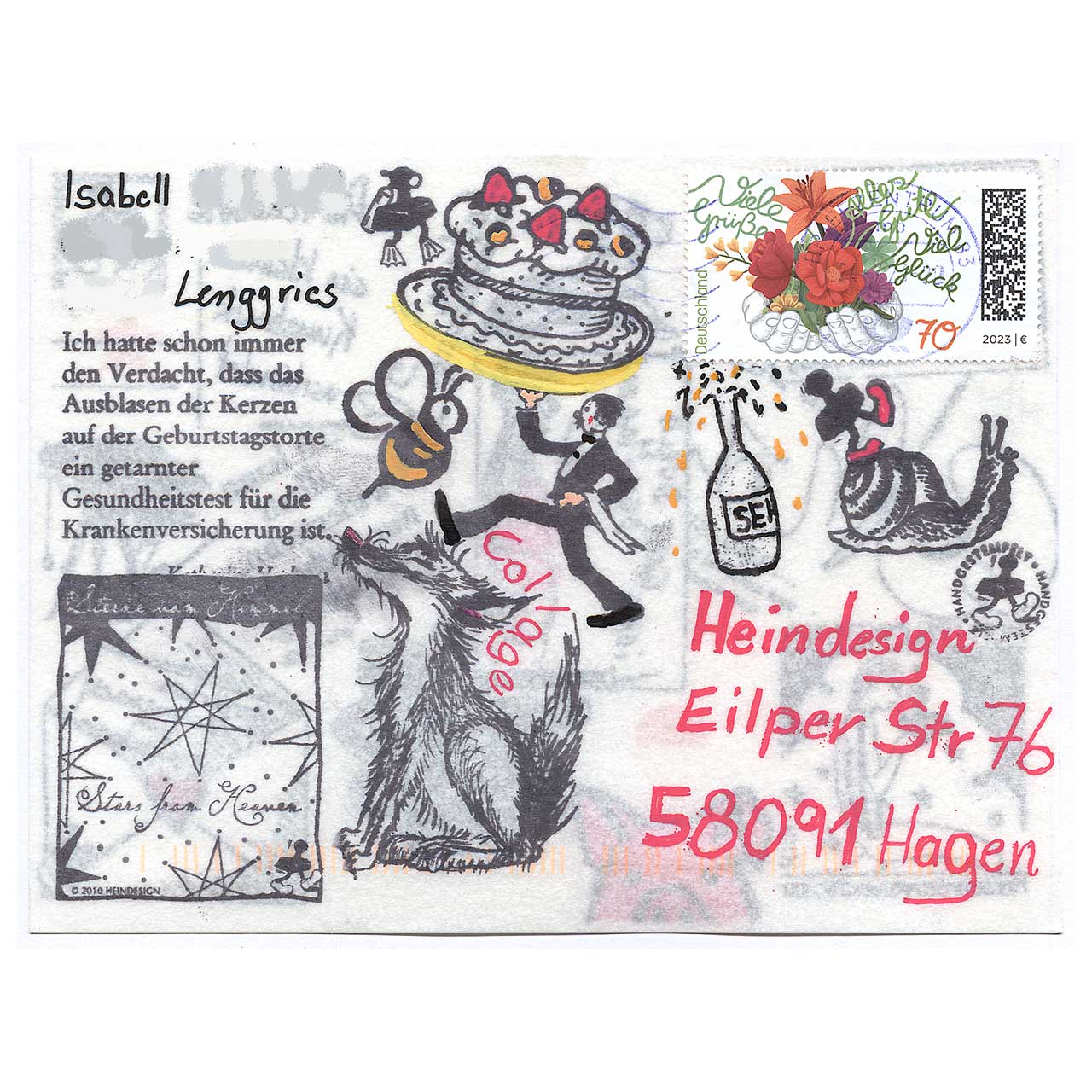 Kleb Dir was - Collage gestaltet von Isabell aus Lenggries