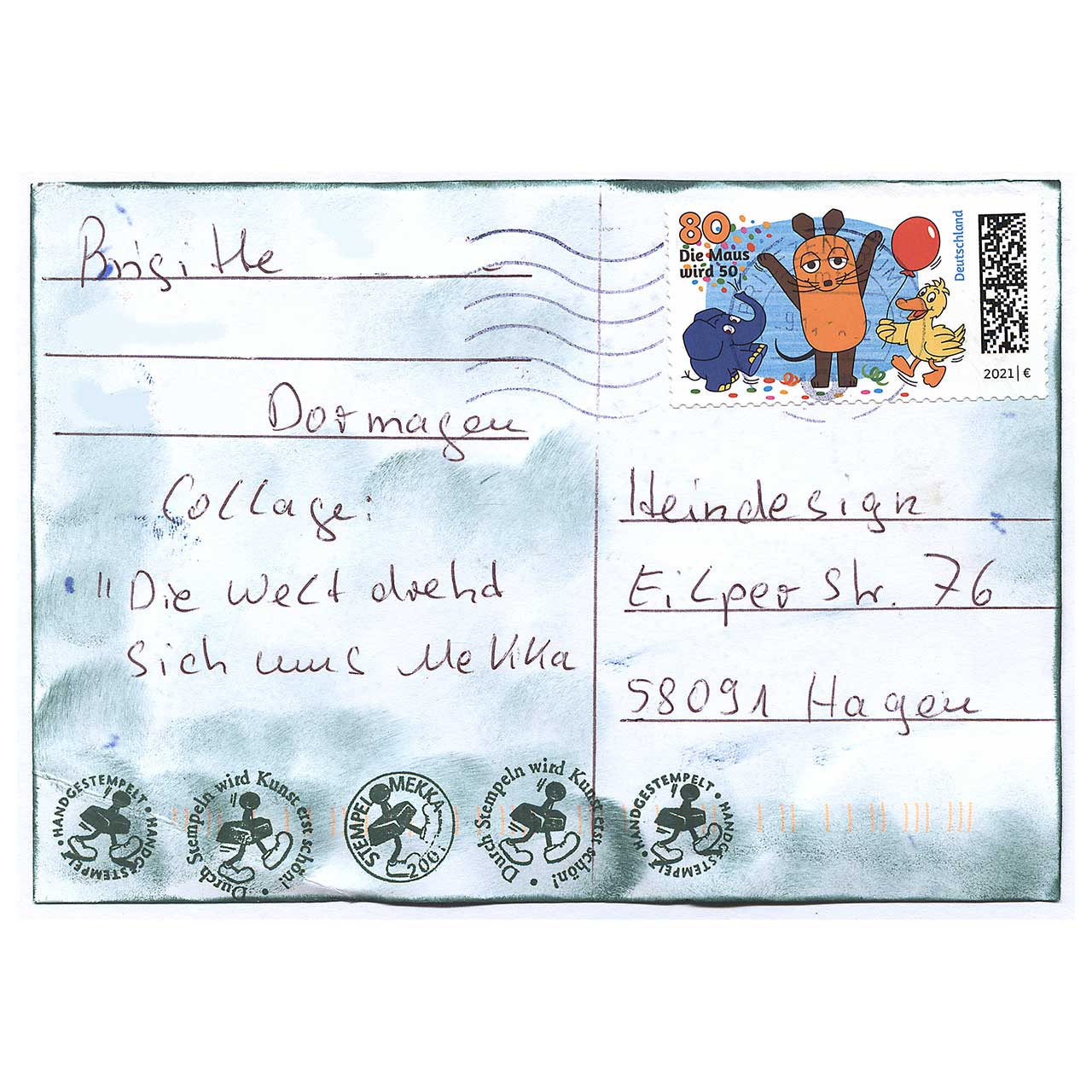 Kleb Dir was - Collage gestaltet von Brigitte aus Dormagen