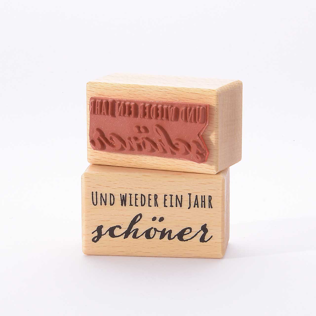 Motivstempel Titel: und wieder ein Jahr schöner