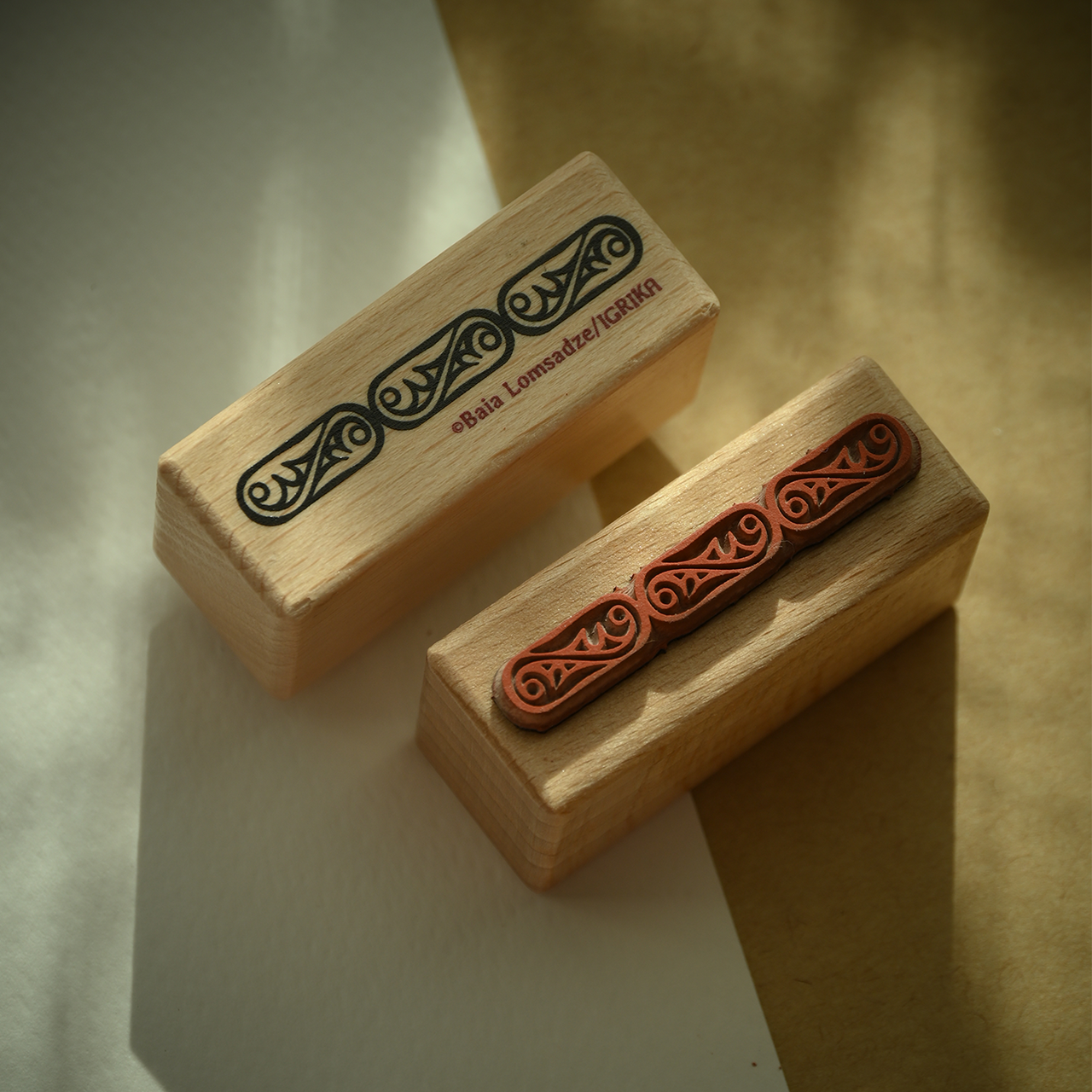 Motivstempel Titel: Igrika Ornamente · 3 Muster (klein)