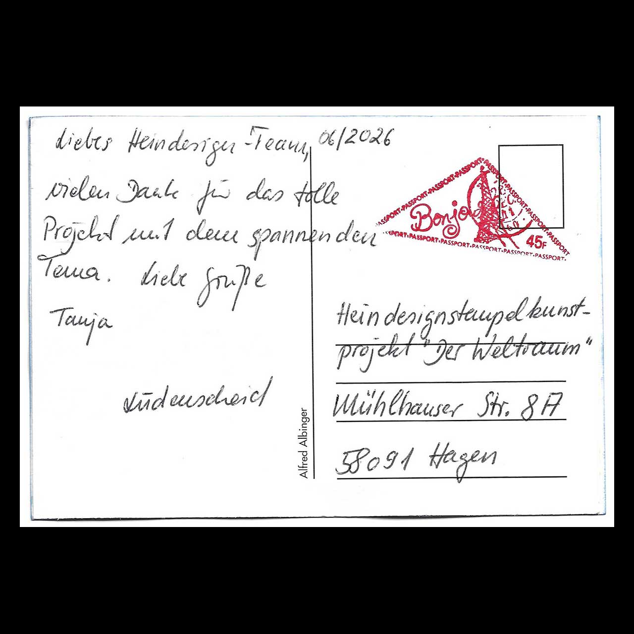Das Welltall unendliche Weiten gestaltet von Tanja aus Lüdenscheid