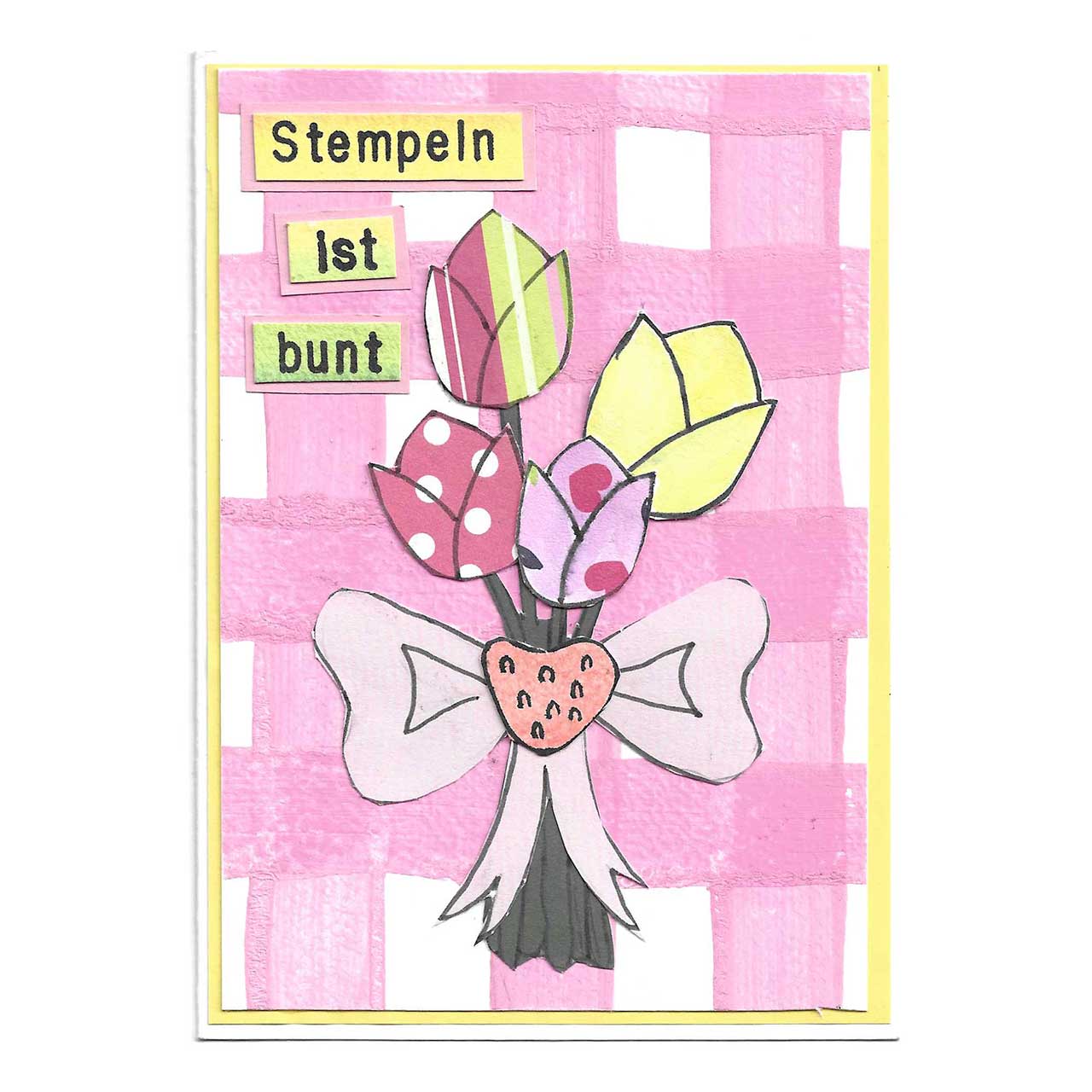 Stempeln ist bunt