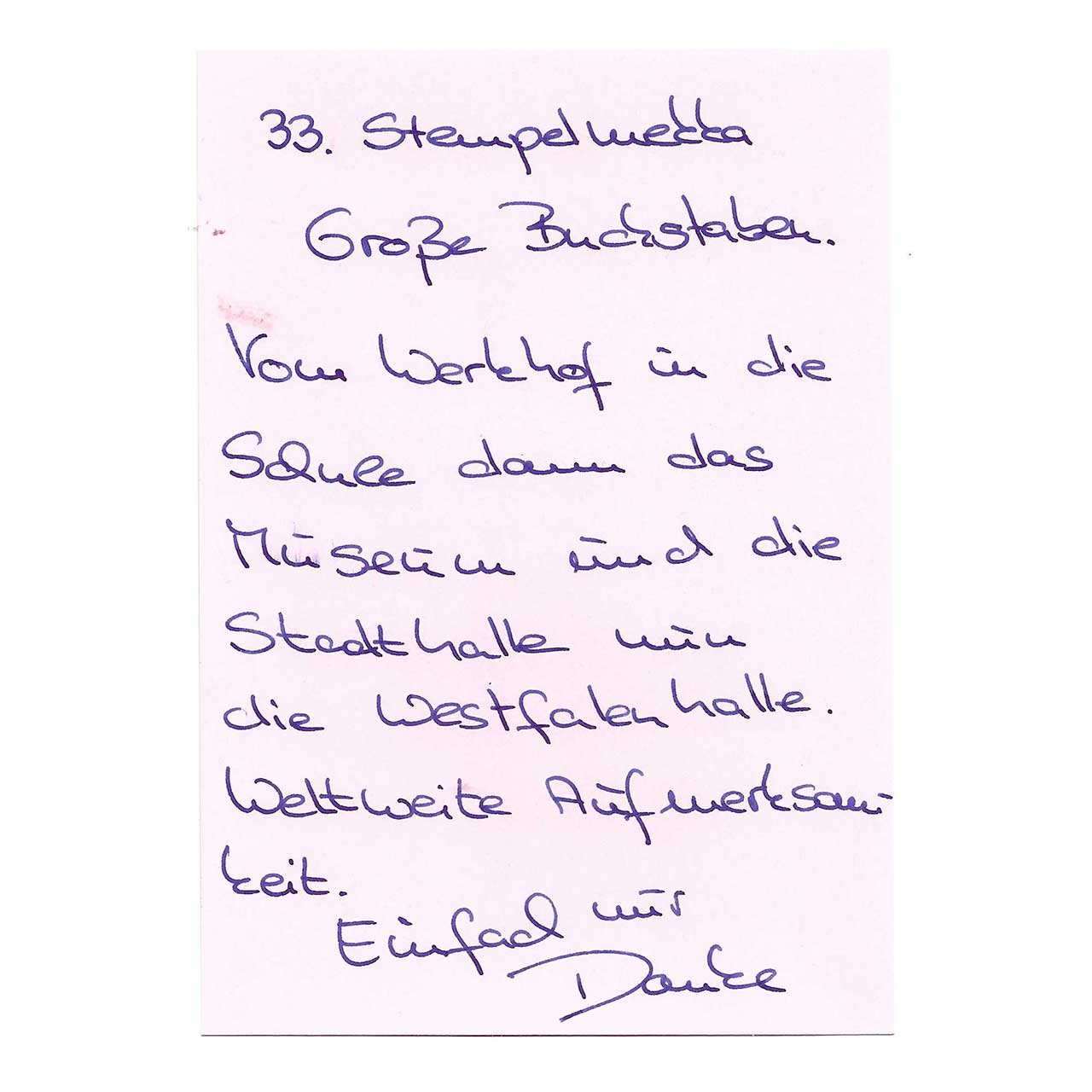 Das große ABC gestaltet von Tanja aus Hagen