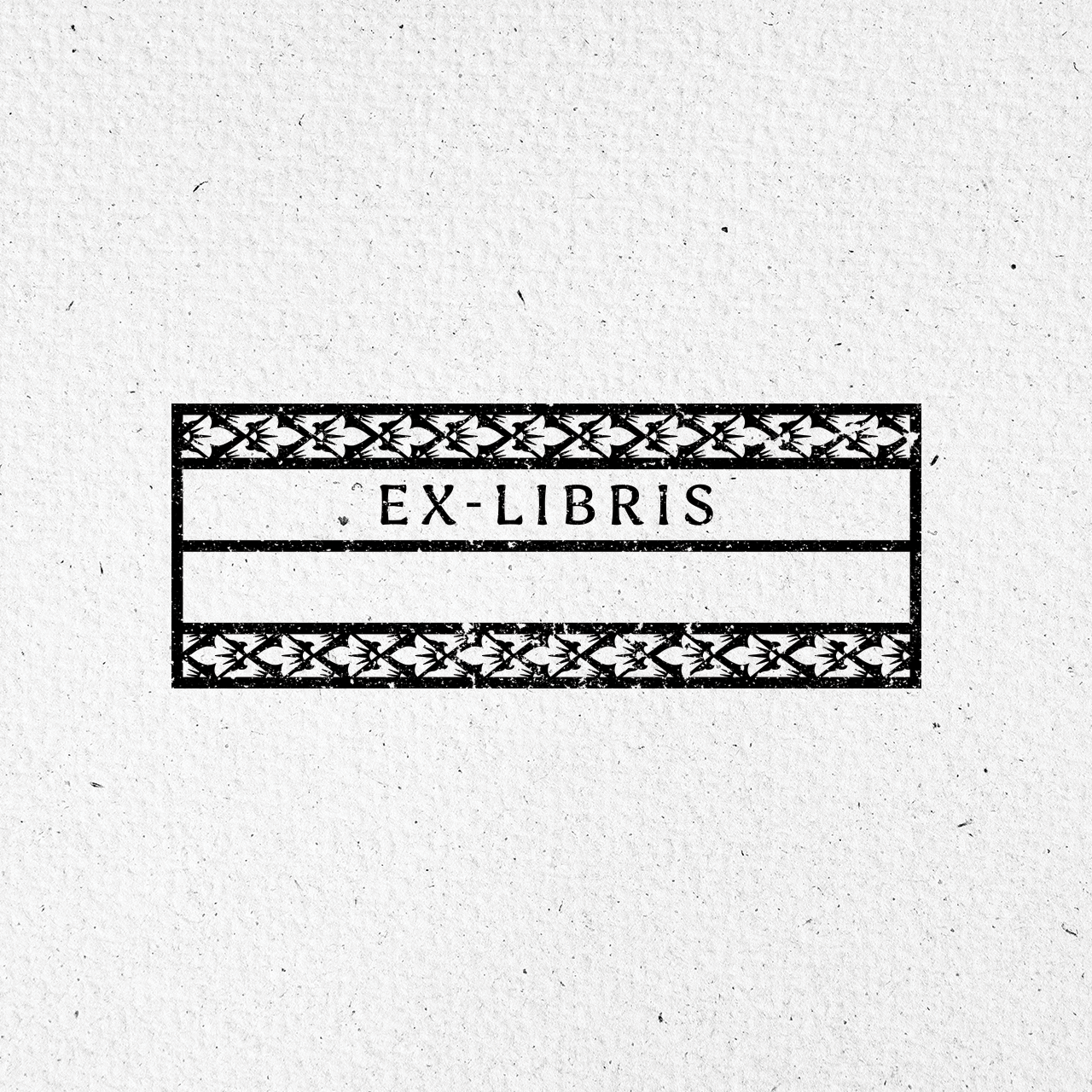 Motivstempel Titel: Igrika ExLibris · Lilien