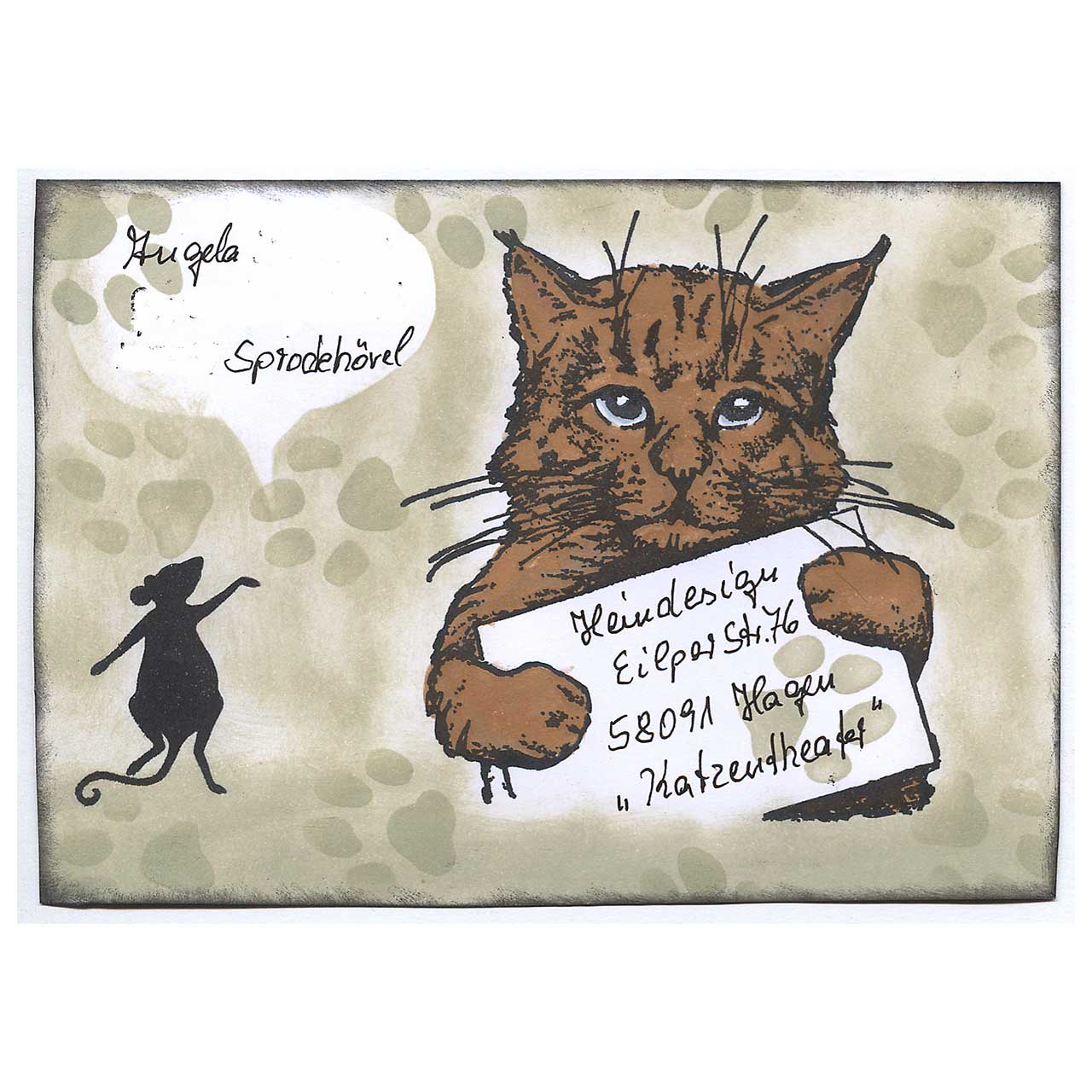 Katzentheater gestaltet von Angela aus Sprockhövel