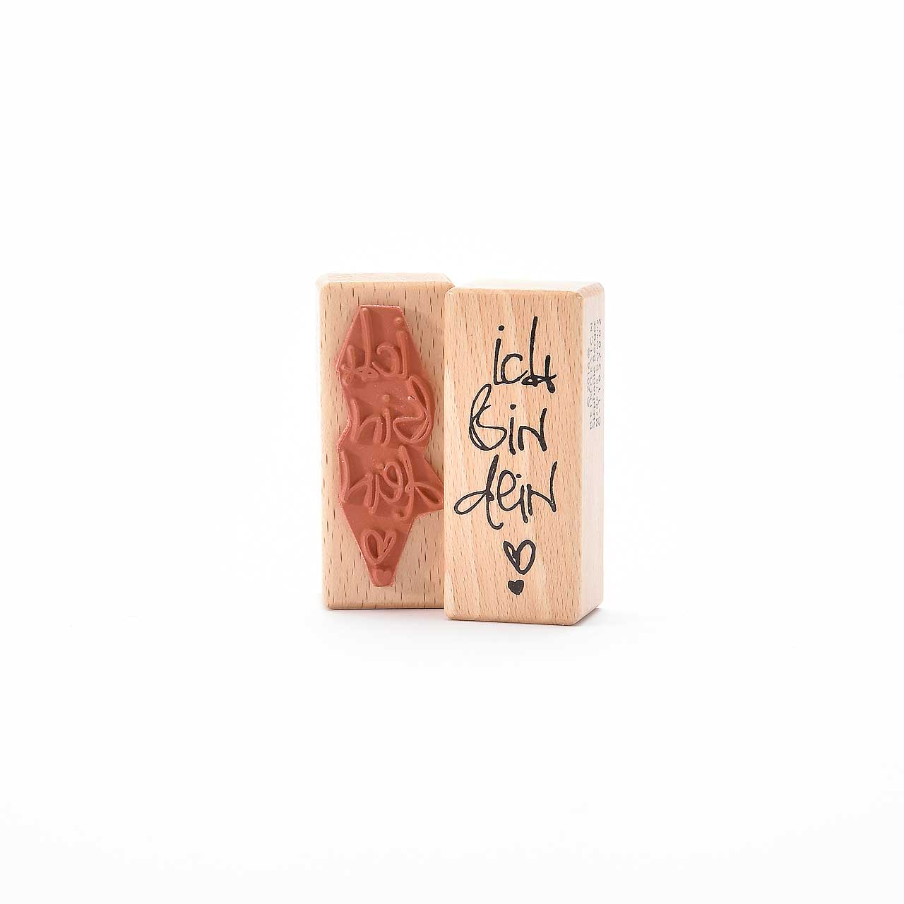 Motivstempel Titel: Ich bin Dein ... Motivstempel Titel: Ich bin Dein ...