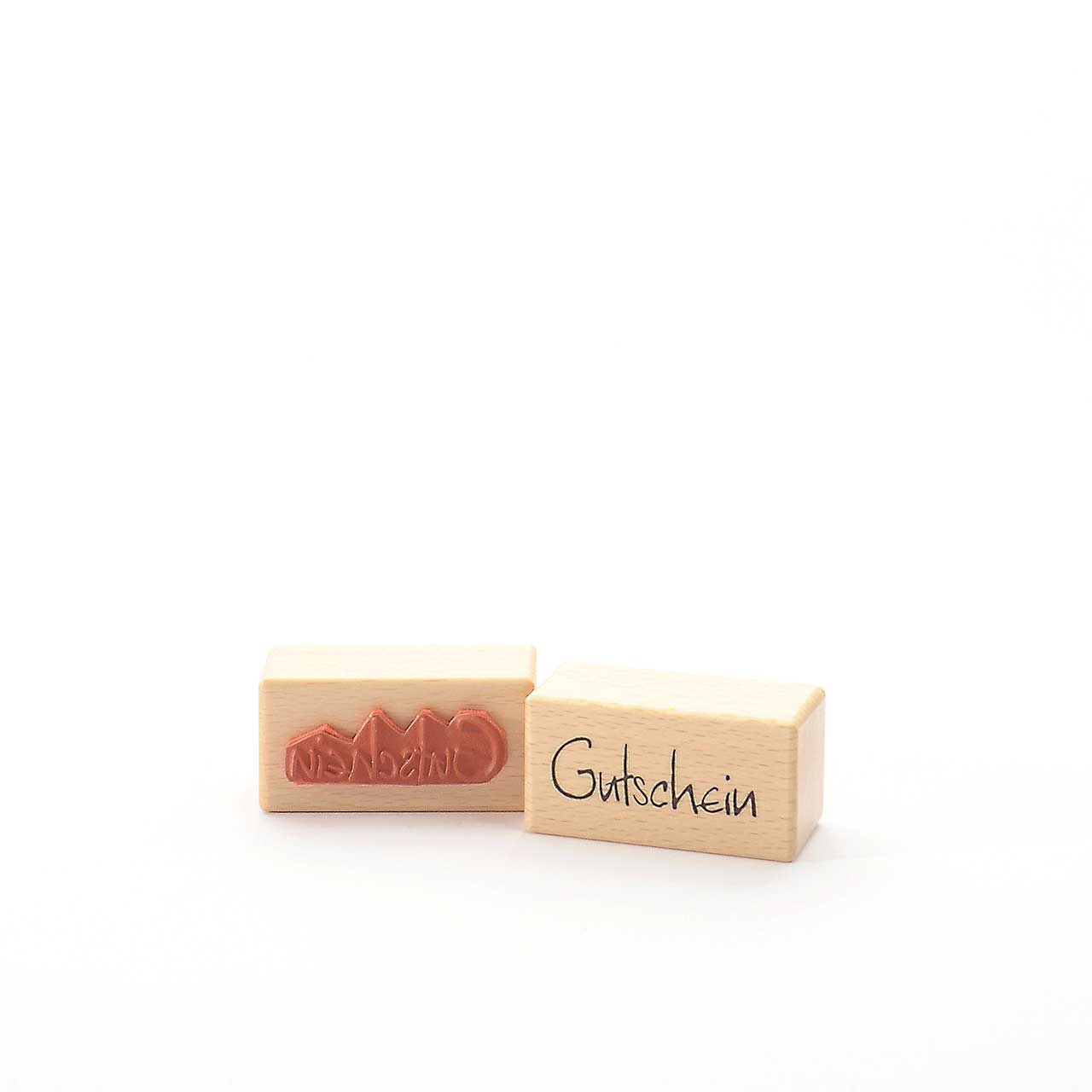 Motivstempel Titel: Gutschein (Handschrift)