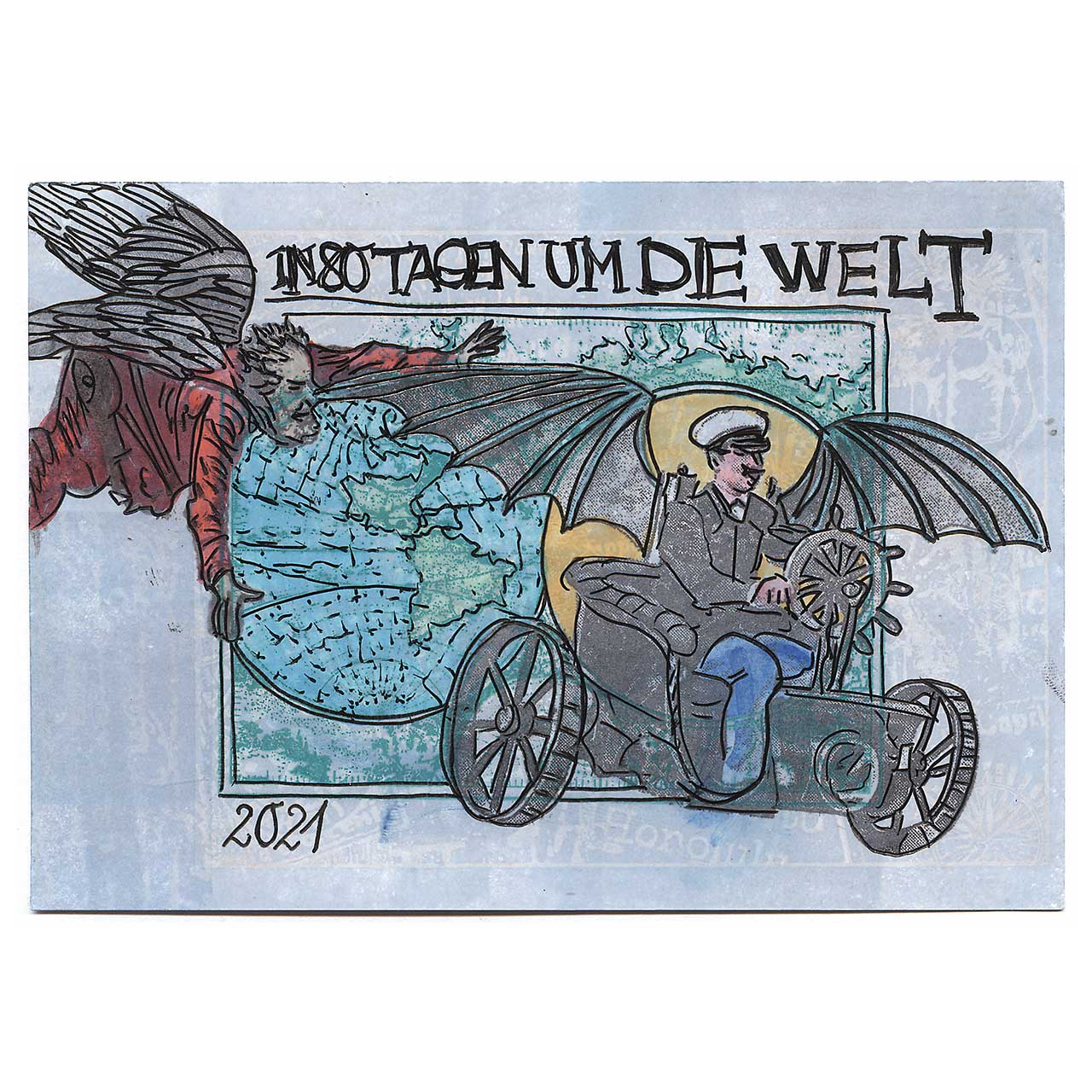 In 80 Tagen um die Welt gestaltet von Christina aus Kamenz
