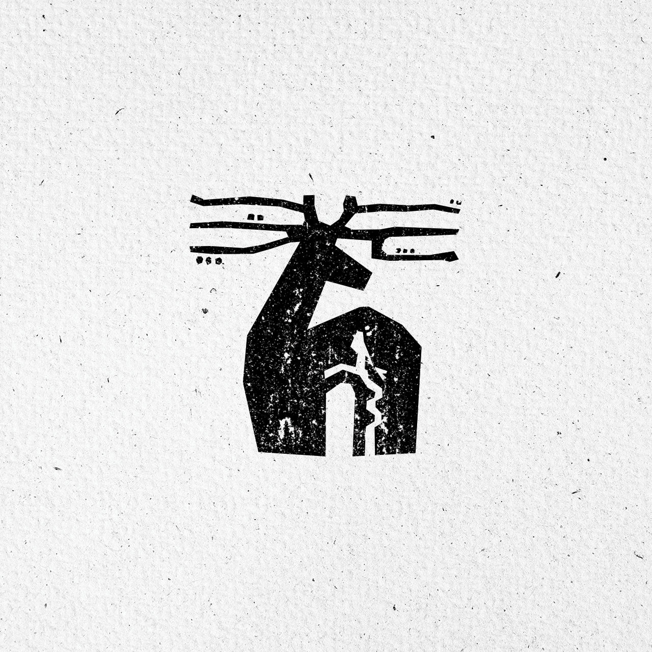 Motivstempel Titel: Igrika Folk · Der Hirsch