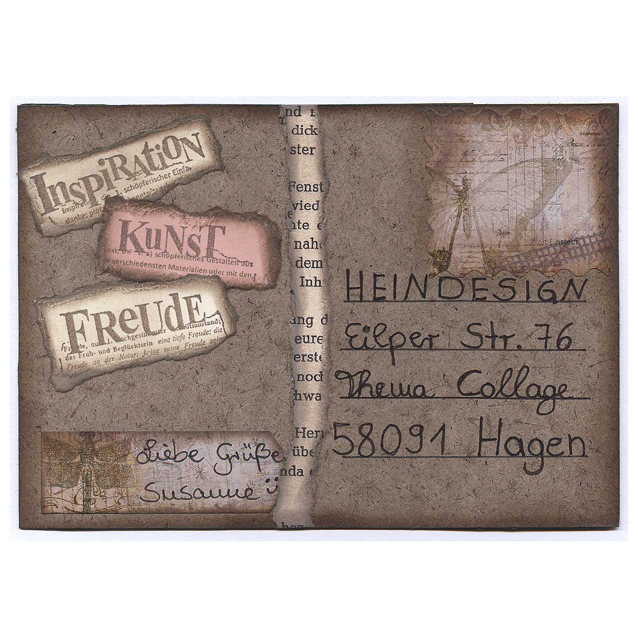 Kleb Dir was - Collage gestaltet von Susanne aus Nordenham