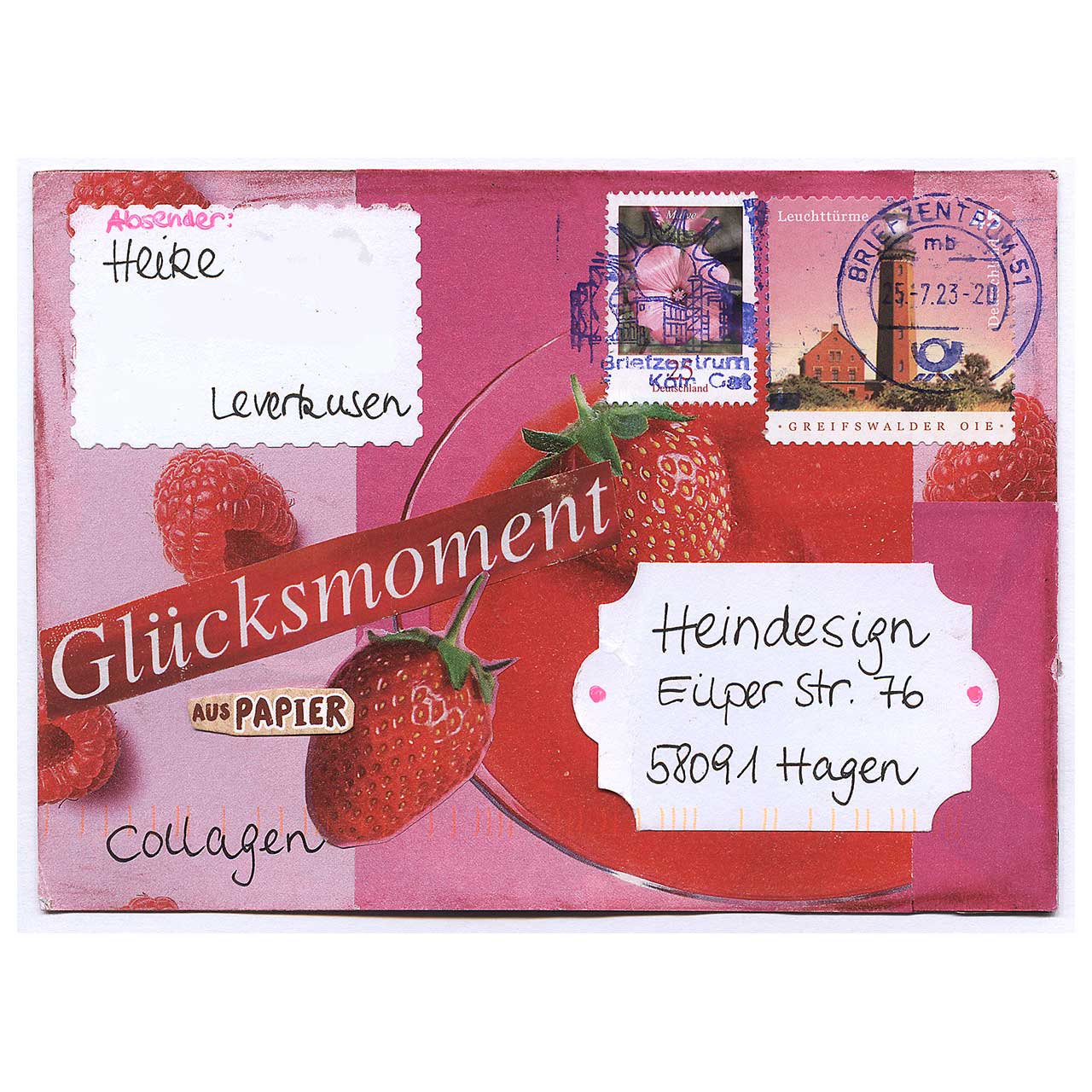 Kleb Dir was - Collage gestaltet von Heike aus Leverkusen