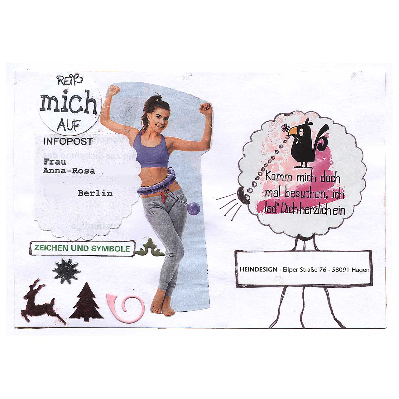 Kleb Dir was - Collage gestaltet von Anna-Rosa aus Berlin