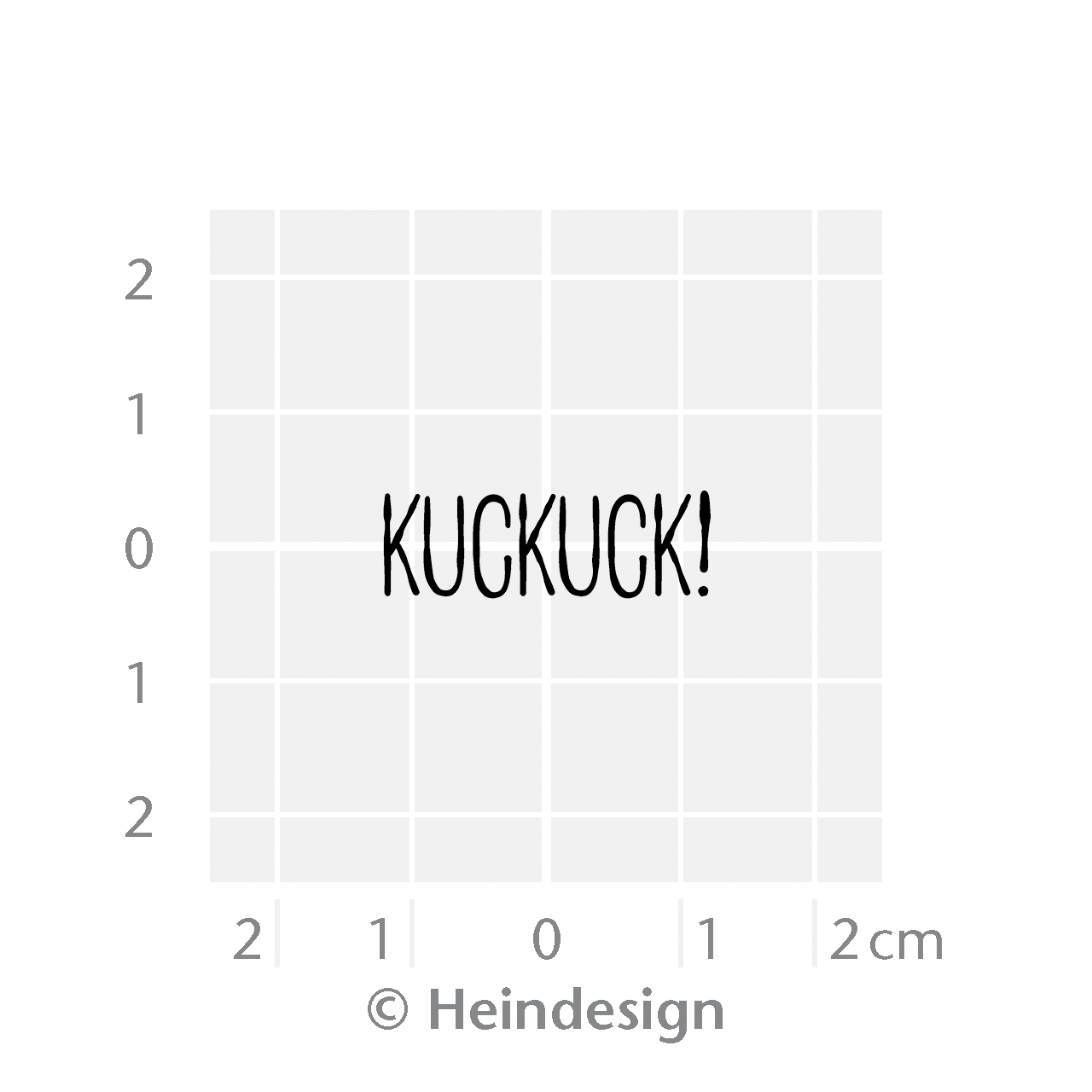 Motivstempel Titel: Kuckkuck!