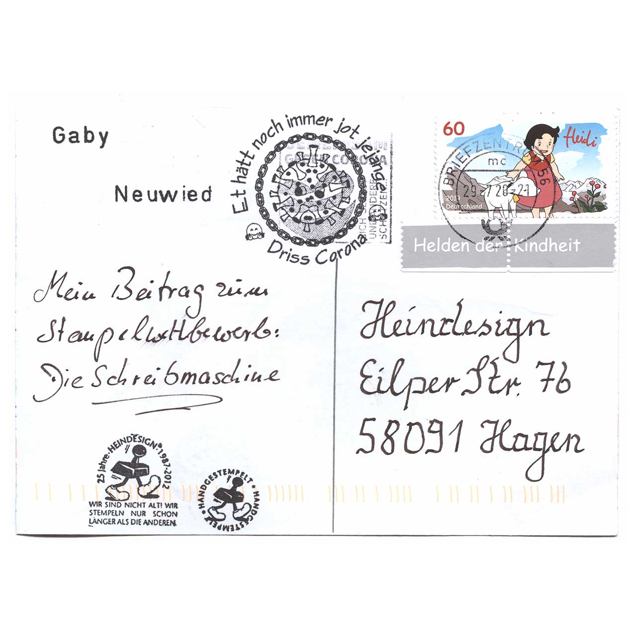 Die Schreibmaschine gestaltet von Gabriele aus Neuwied