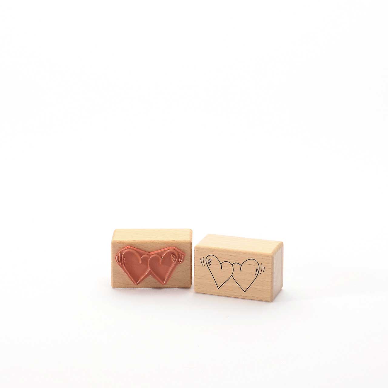 Motivstempel Titel: Zwei Herzen Motivstempel Titel: Zwei Herzen
