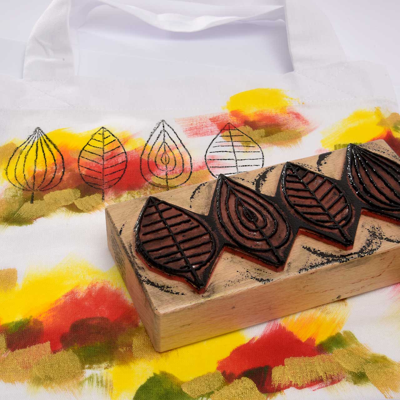 Herbstliche Geschenketasche
