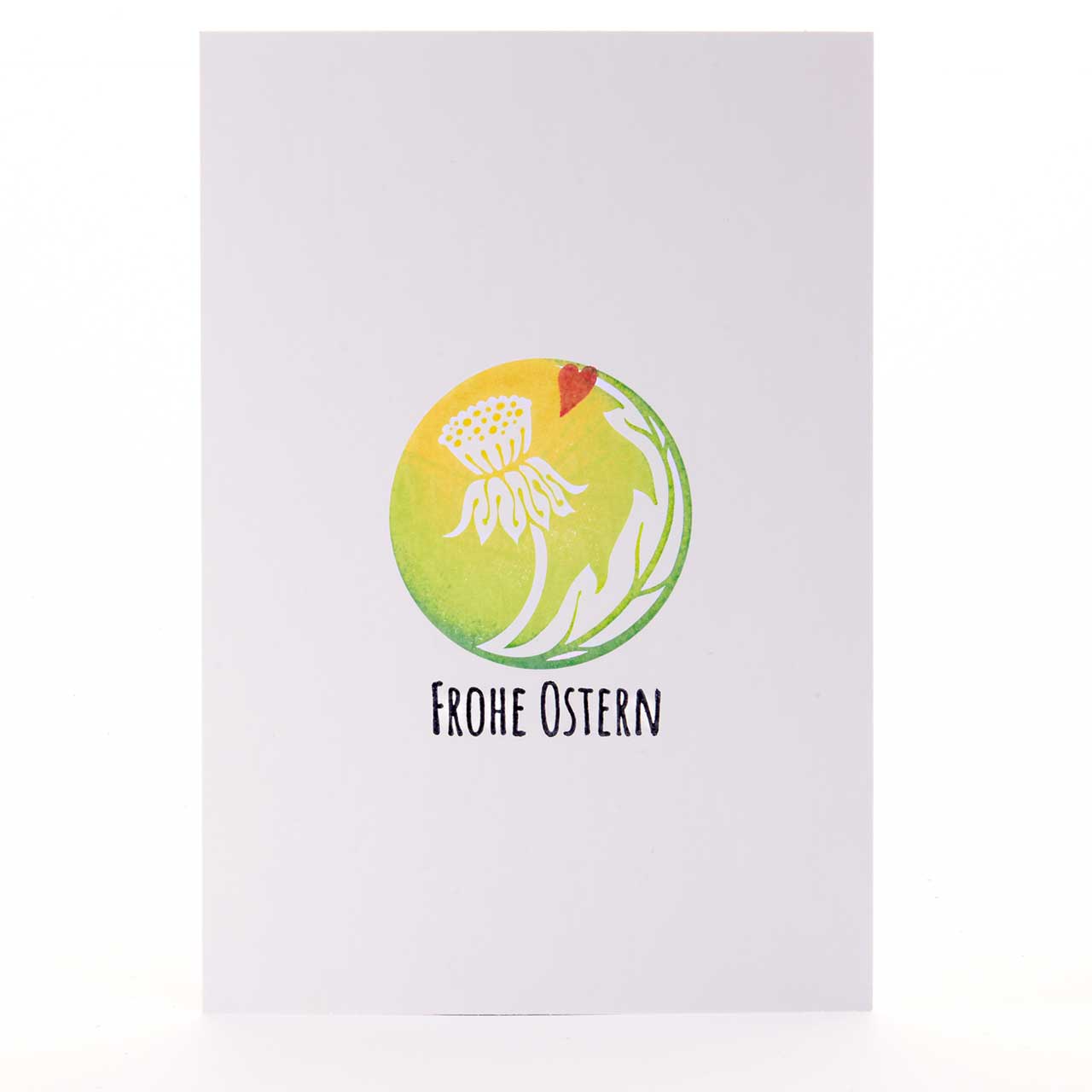 Frohe Ostern mit Löwenzahn