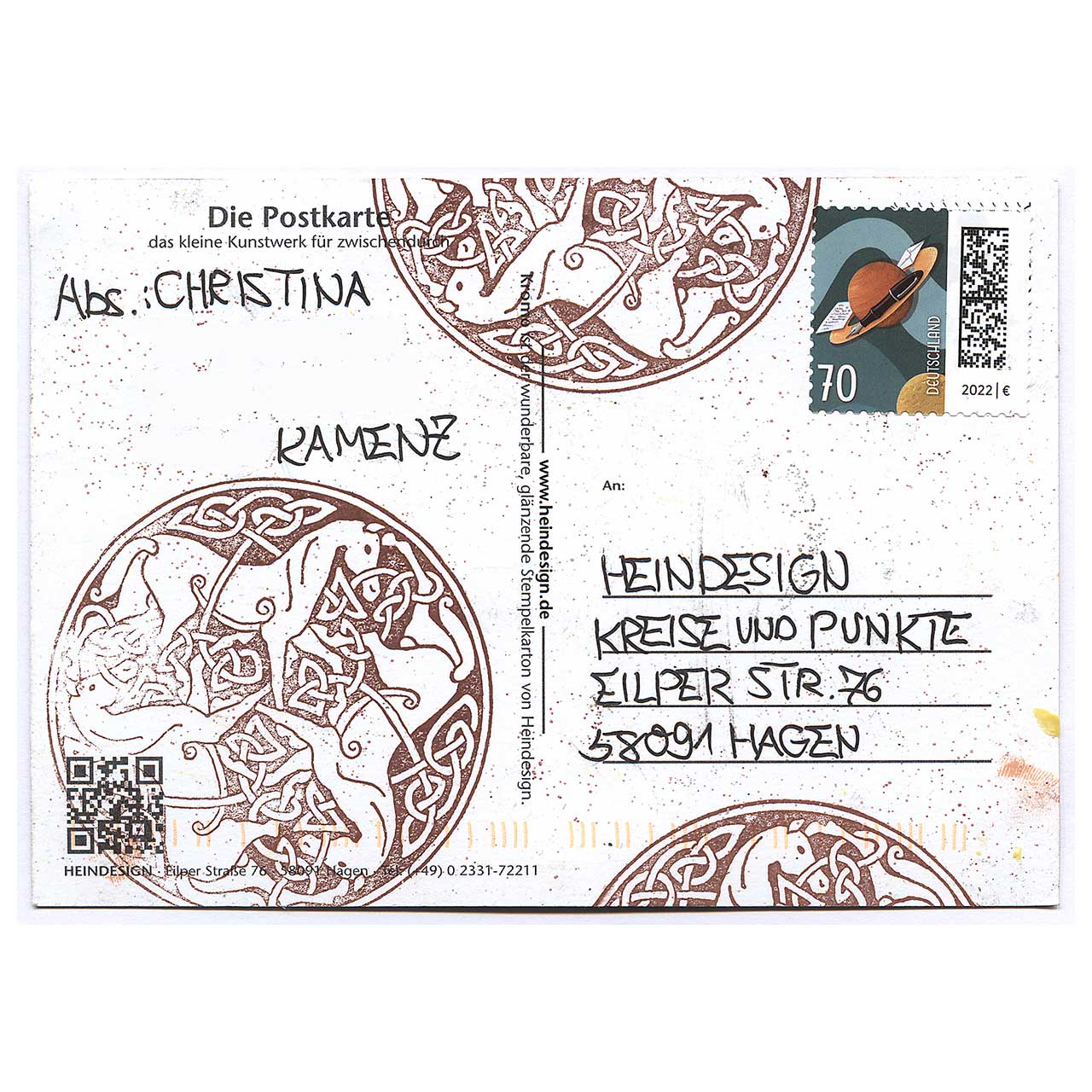 Kreisrund und bunt gestaltet von Christina aus Kamenz
