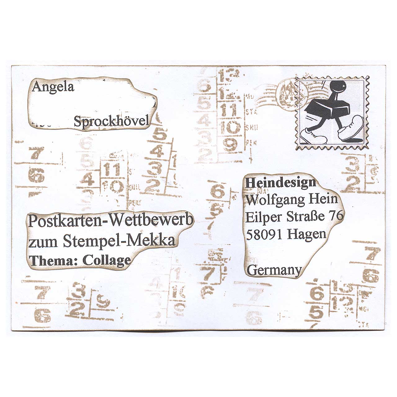 Kleb Dir was - Collage gestaltet von Angela aus Sprockhövel