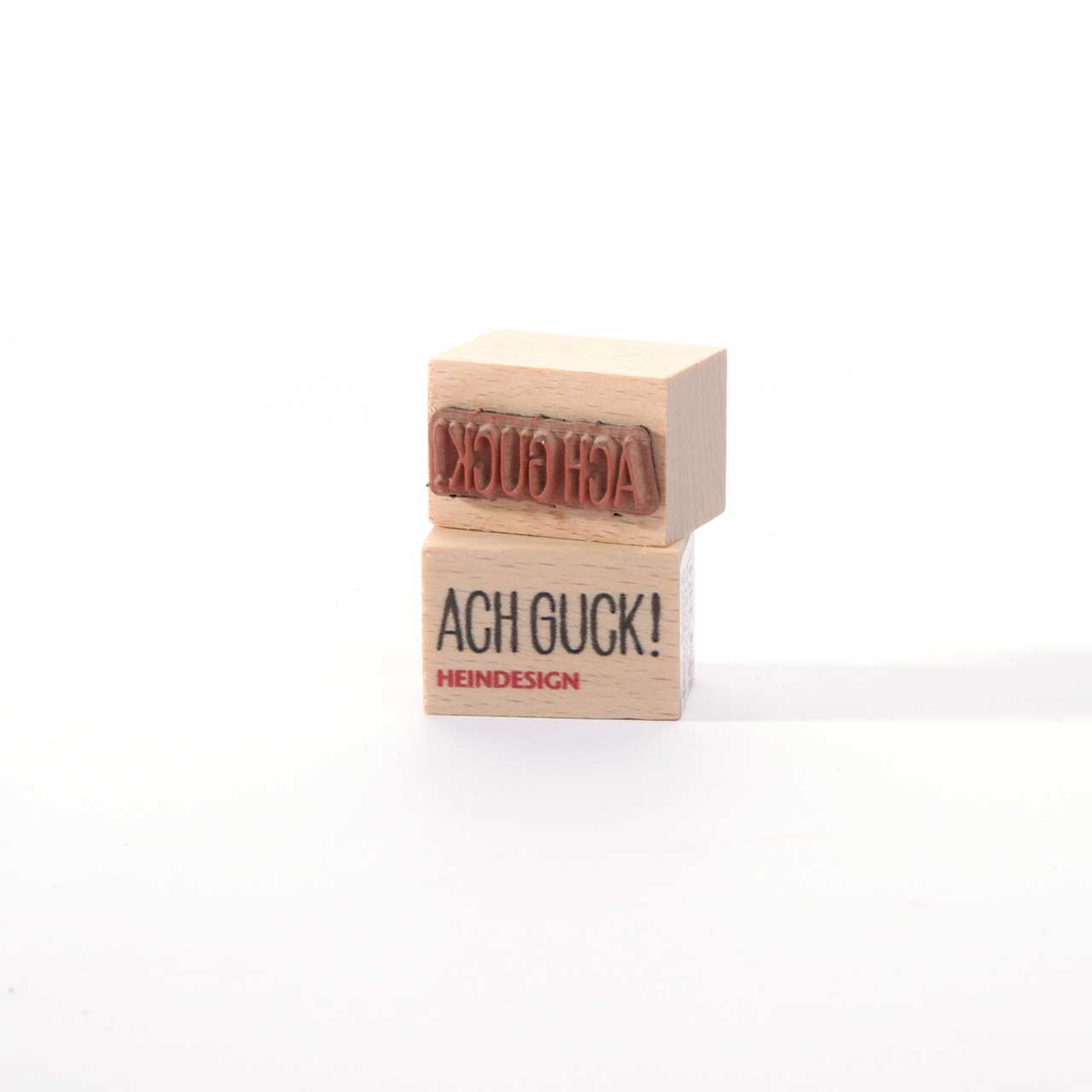 Motivstempel Titel: Ach guck!
