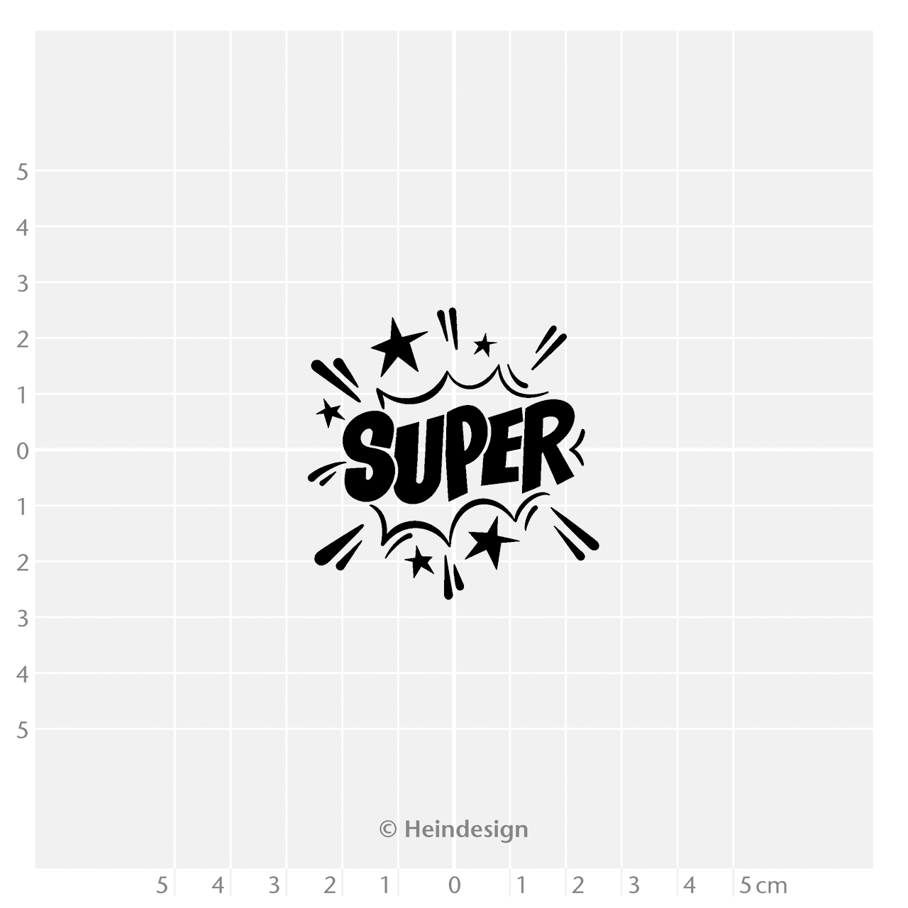 Motivstempel Titel: Graffiti: Super