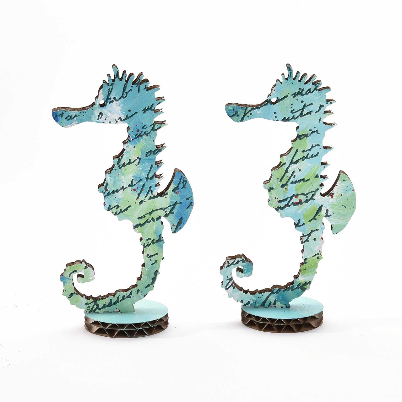 von Pappe - Seepferdchen