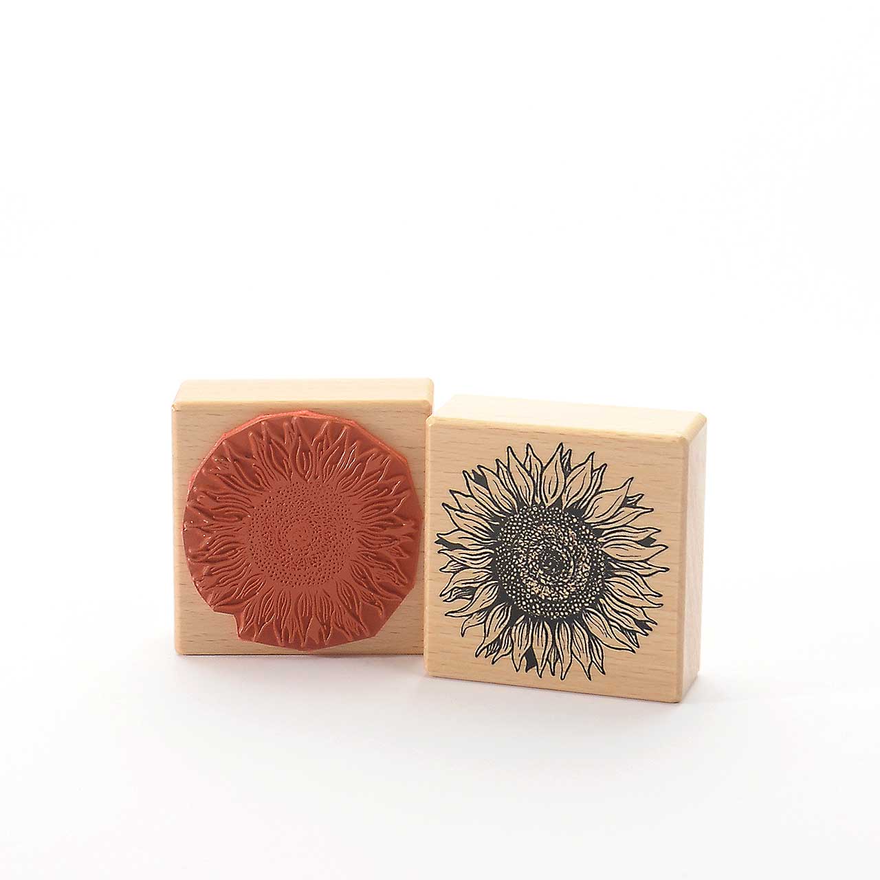 Motivstempel Titel: Sonnenblumenblüte Motivstempel Titel: Sonnenblumenblüte