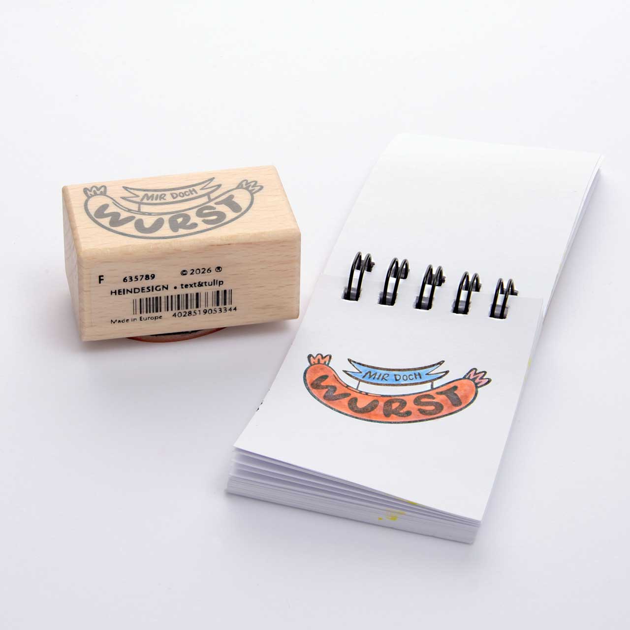 Motivstempel Titel: Graffiti: Mir doch Wurst