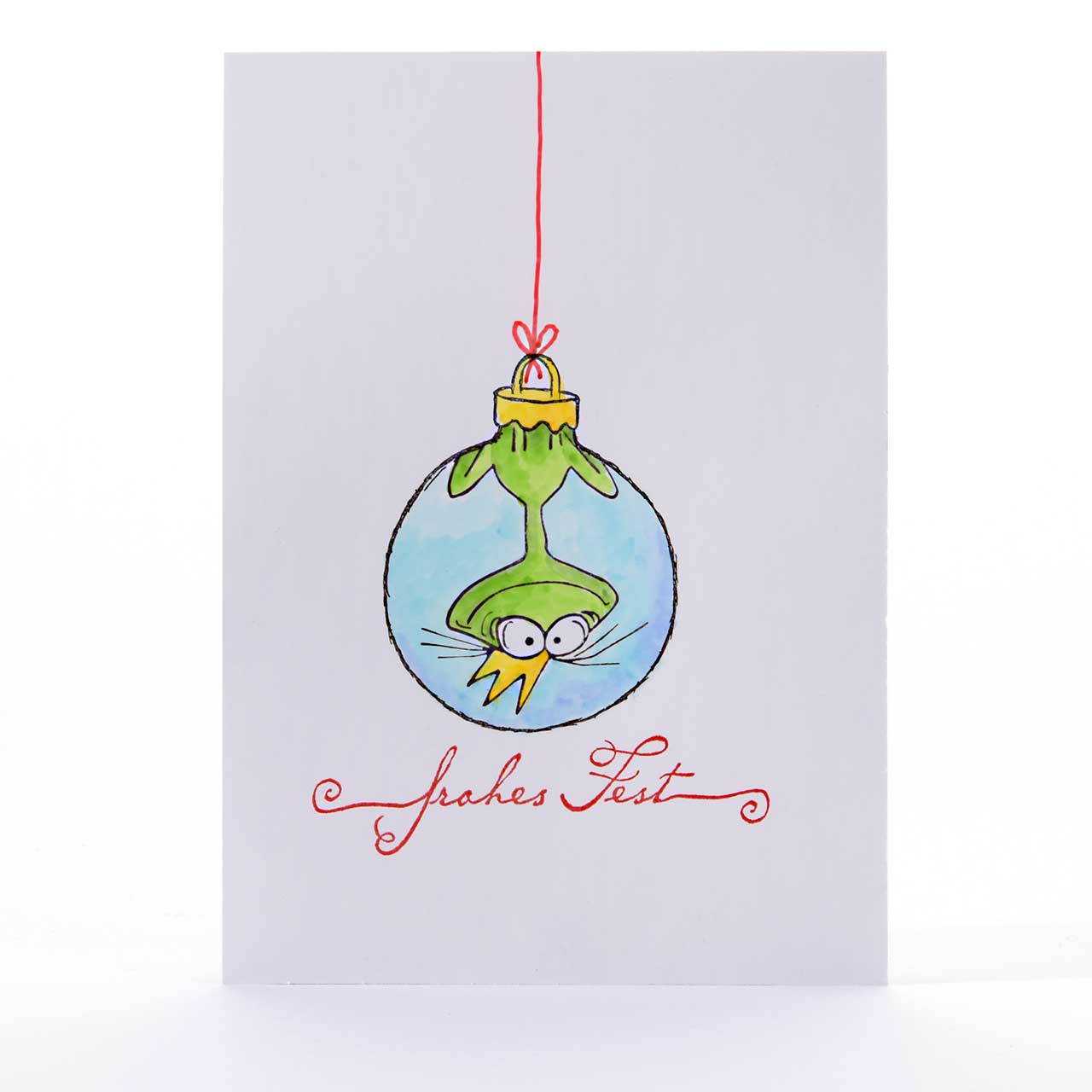 Weihnachtlicher Froschkönig