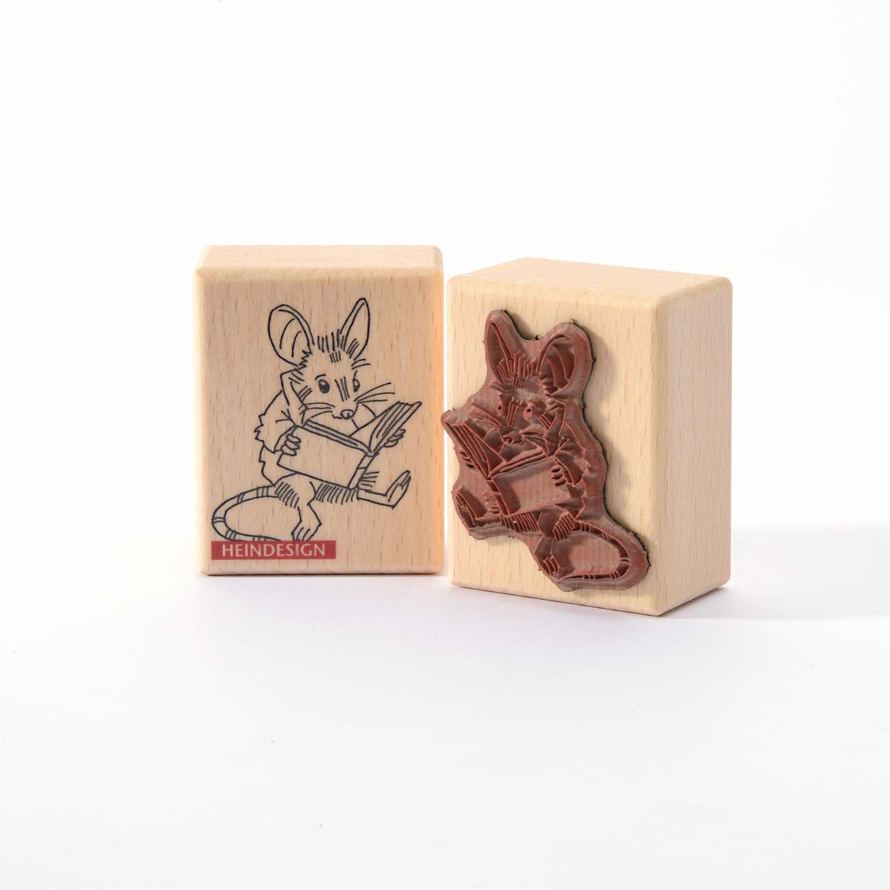 Motivstempel Titel: Lisa Lesemaus