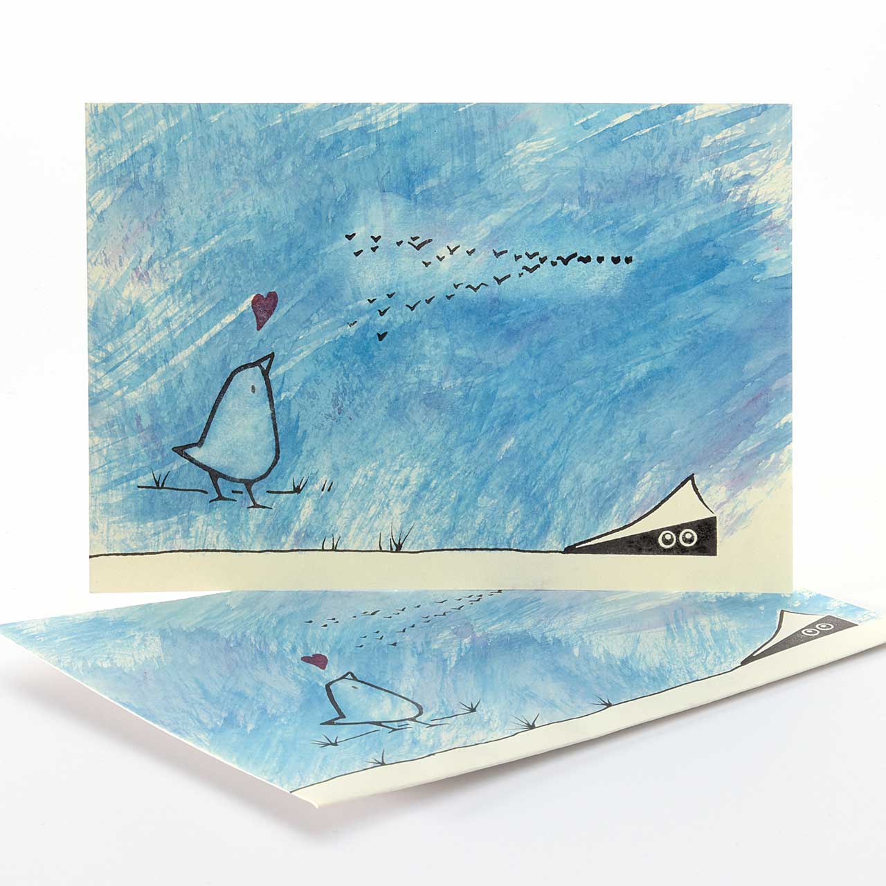 Ein verträumter Vogel