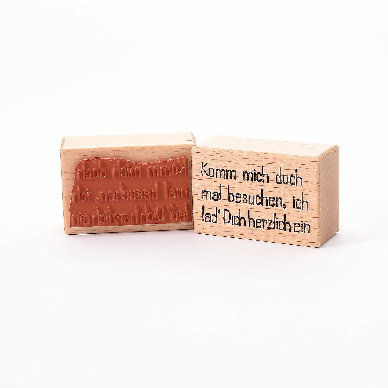 Motivstempel Titel: Komm mich doch mal besuchen