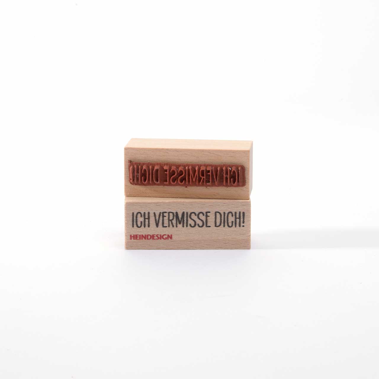 Motivstempel Titel: Ich vermisse Dich