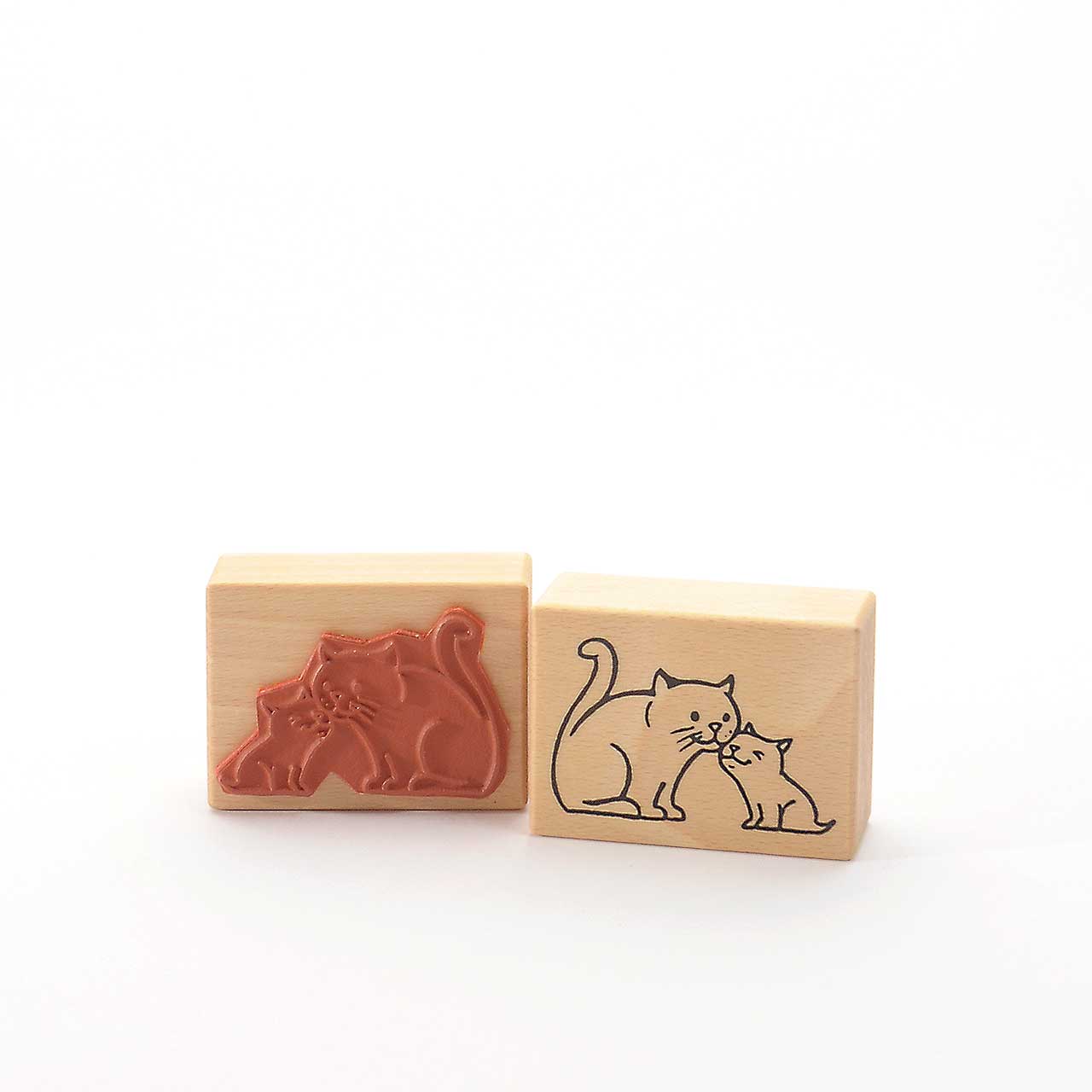 Motivstempel Titel: Schmusekatzen Motivstempel Titel: Schmusekatzen