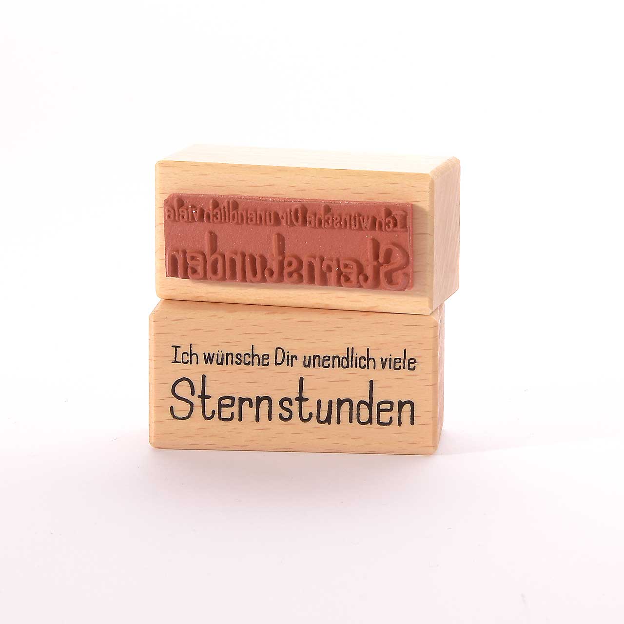 Motivstempel Titel: Ich wünsche Dir unendlich viele Sternstunden
