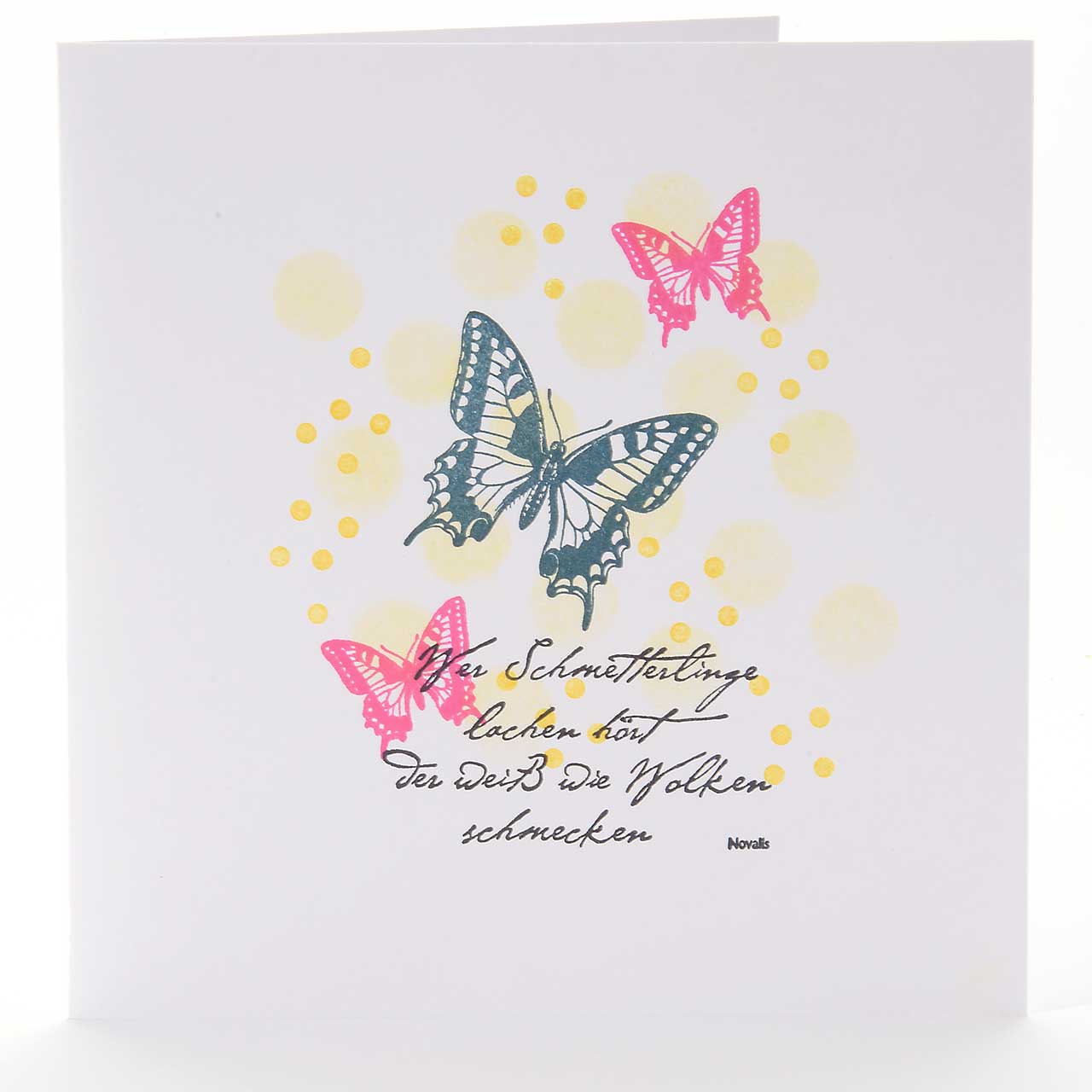 Schmeterlinge lachen