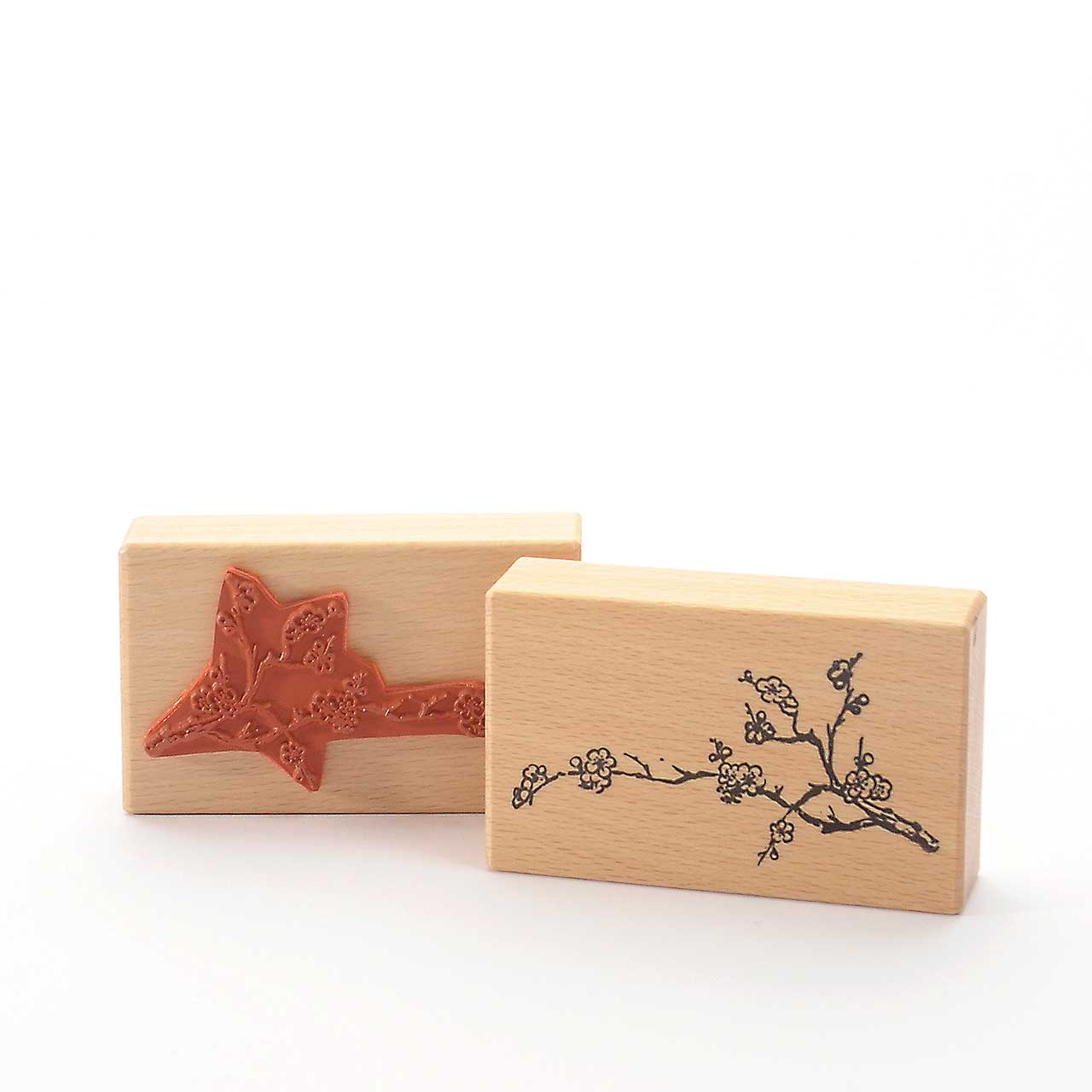 Motivstempel Titel: Zweig mit Blüten Motivstempel Titel: Zweig mit Blüten