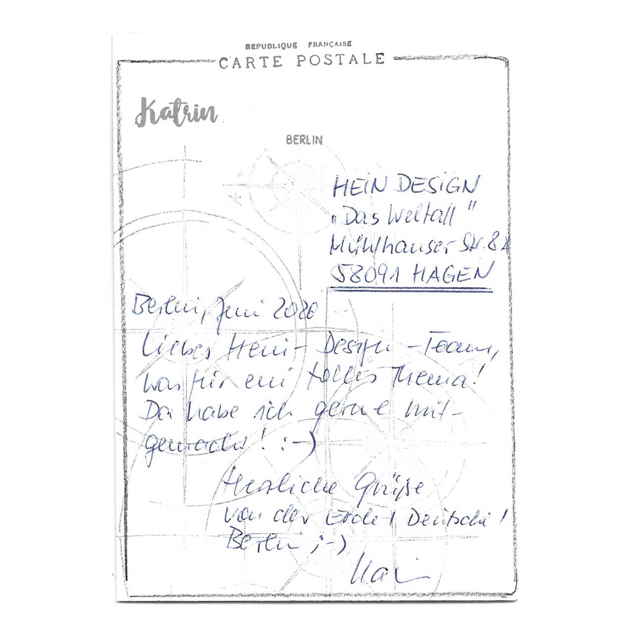 Das Welltall unendliche Weiten gestaltet von Katrin aus Berlin