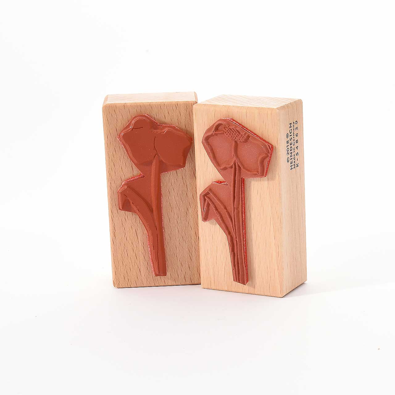 Motivstempel Titel: Blume - Fläche und Kontur Motivstempel Titel: Blume - Fläche und Kontur