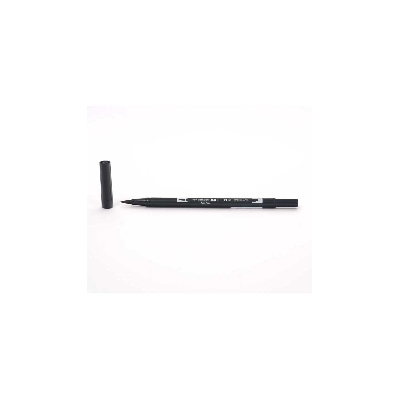 Tombow Dual Brush Pen - Black - Schwarz