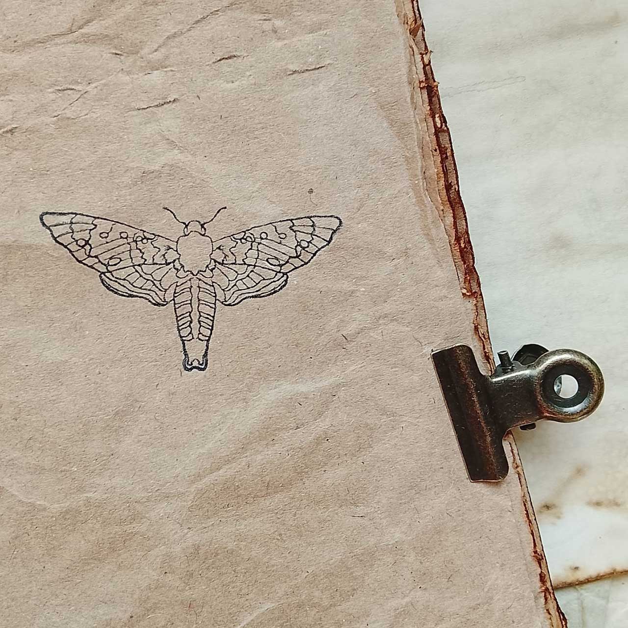 Motivstempel Titel: Judys Vintage Art · Moth