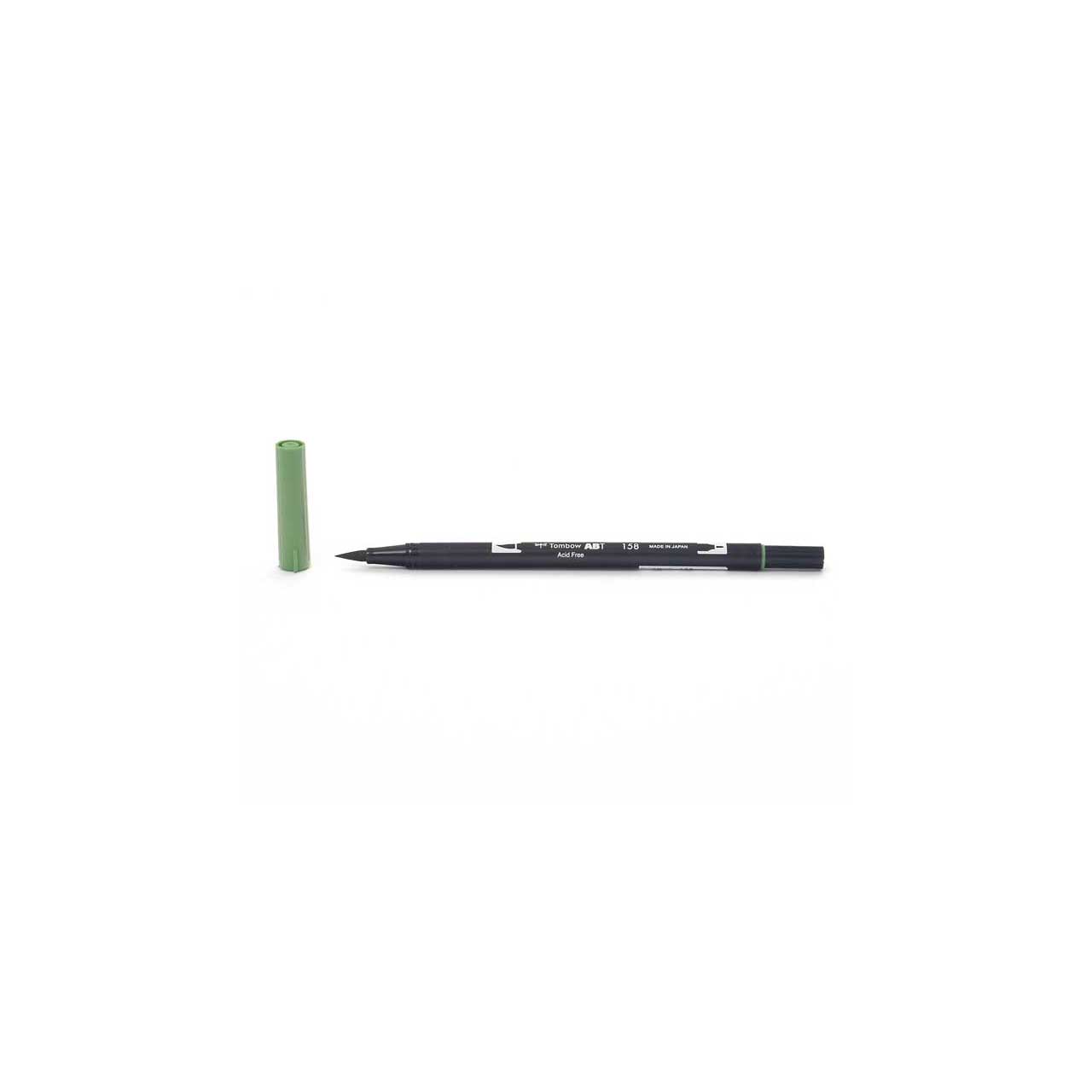 Tombow Dual Brush Pen - Dark Olive - Olivgrün dunkel Tombow Dual Brush Pen - Dark Olive - Olivgrün dunkel