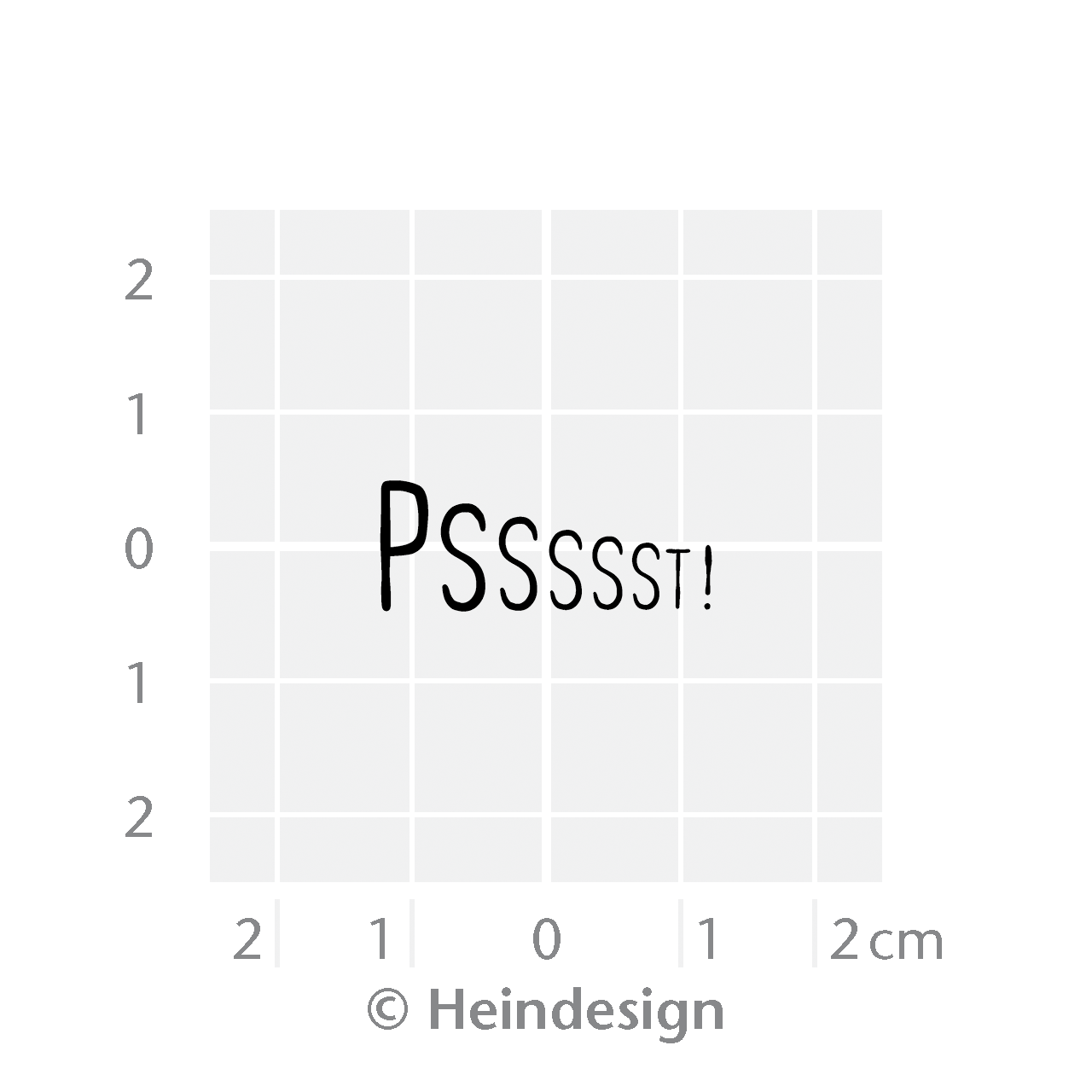Motivstempel Titel: Psssst!