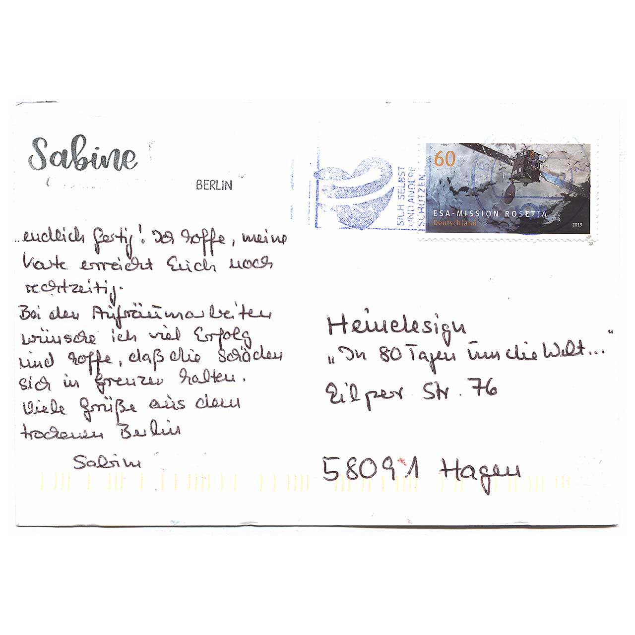 In 80 Tagen um die Welt gestaltet von Sabine aus Berlin