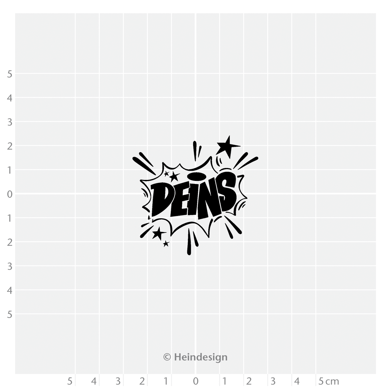 Motivstempel Titel: Graffiti: Deins