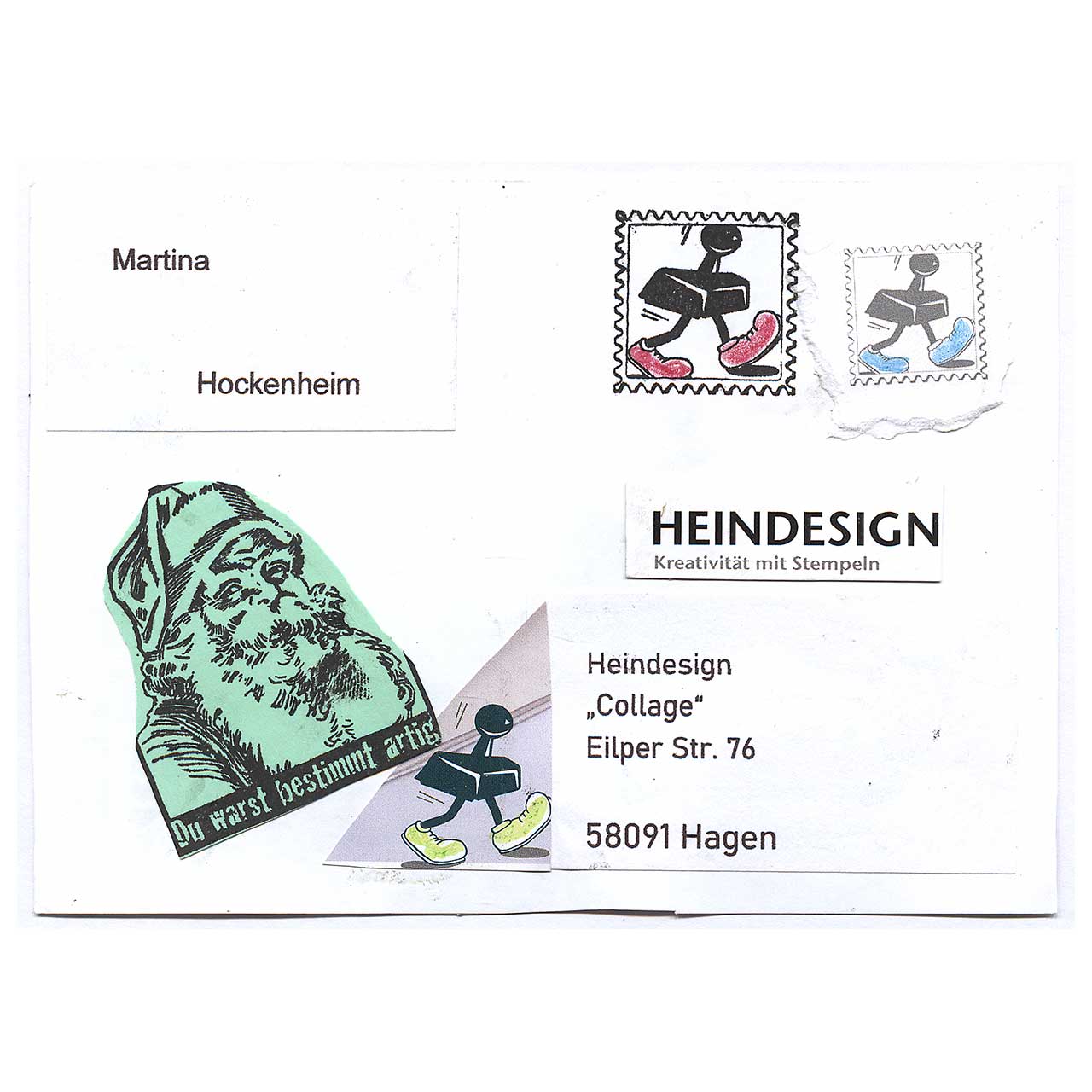 Kleb Dir was - Collage gestaltet von Martina aus Hockenheim
