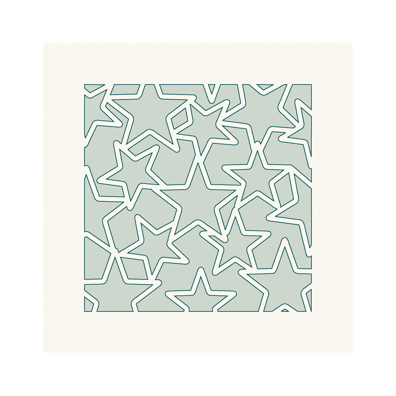 Grafische Schablonen - Sternenhimmel