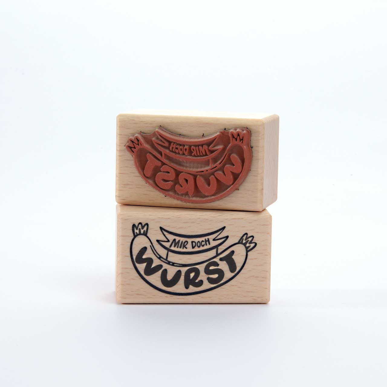 Motivstempel Titel: Graffiti: Mir doch Wurst